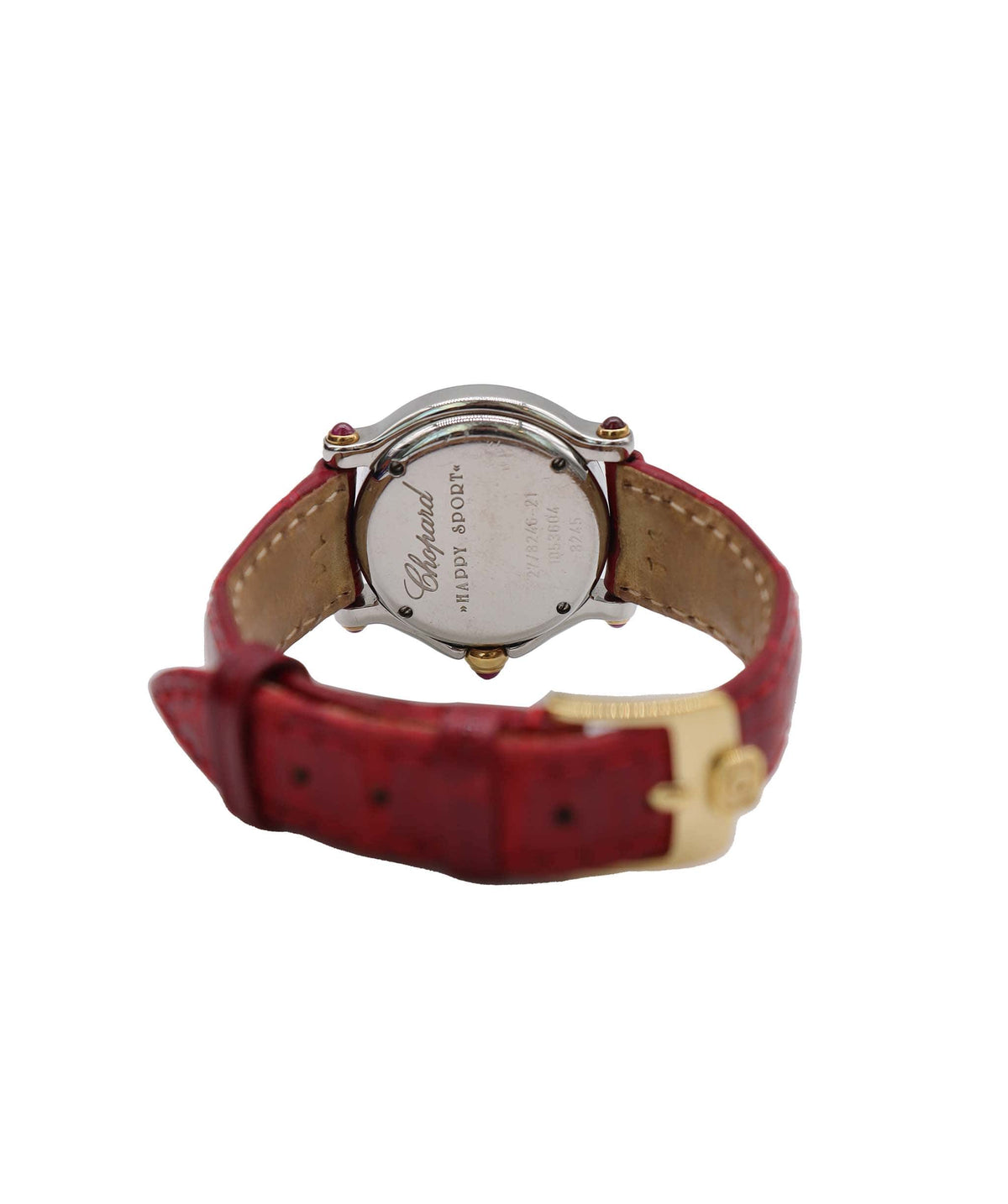 Luxury Promise Chopard Happy Sports Combi 27 8246 21 Women's Watch 5P Diamond White YG Yellow Gold Quartz Happy Sports Chopard DXBS6589