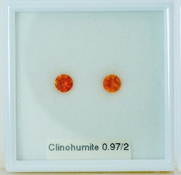 Luxury Promise Clinohumite 0.97 cts / 2 pcs 180451
