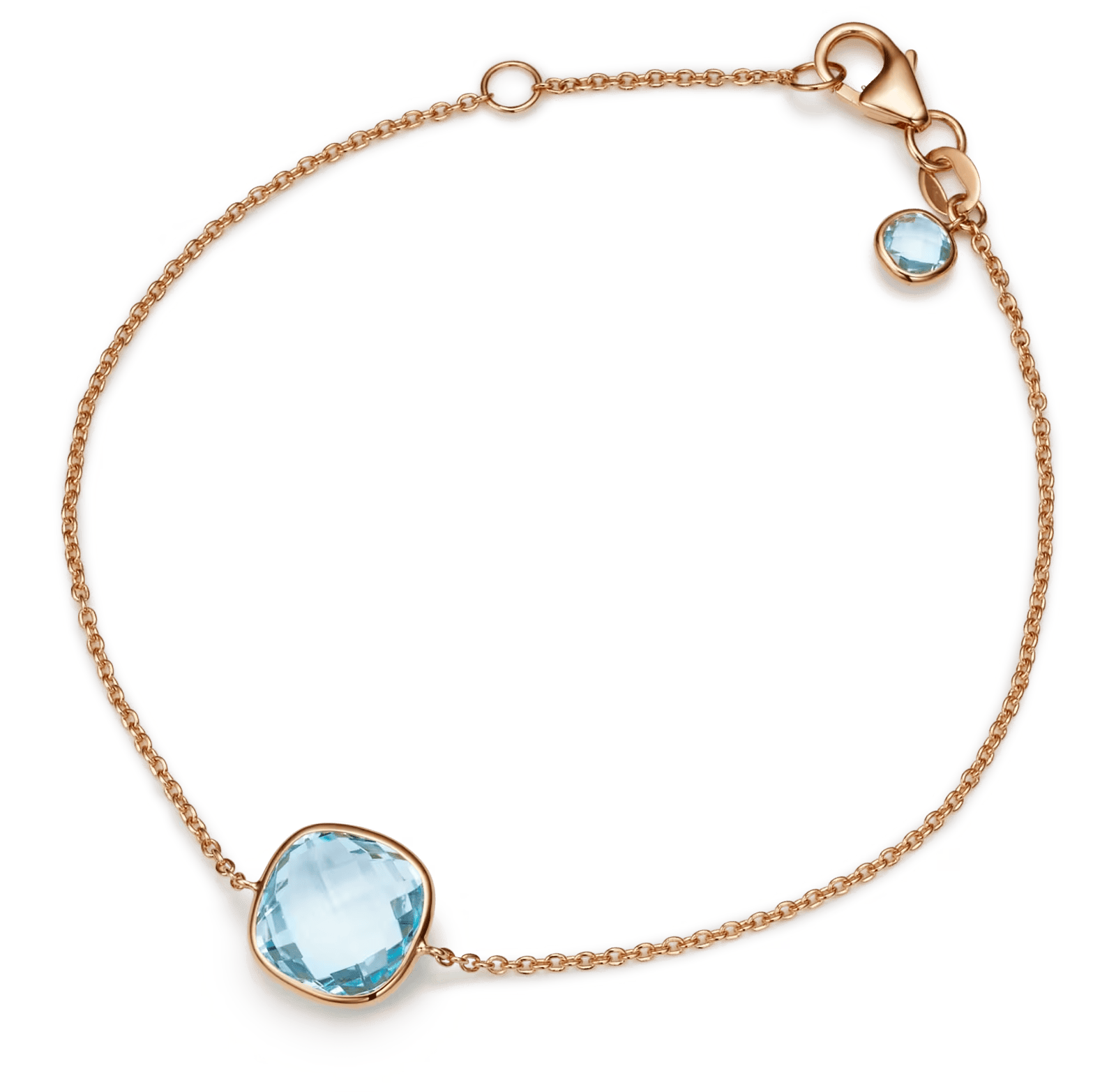 Luxury Promise Colour Drops bracelet Rose Gold 18 cm 18K Rose gold (4N) + Topaz (Z) ALTC0447