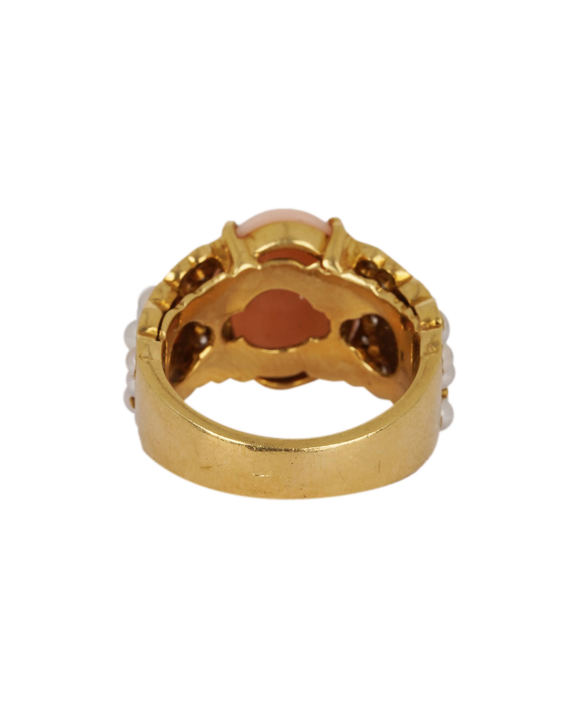 Luxury Promise Coral, Diamond and Pearl Set WA24635