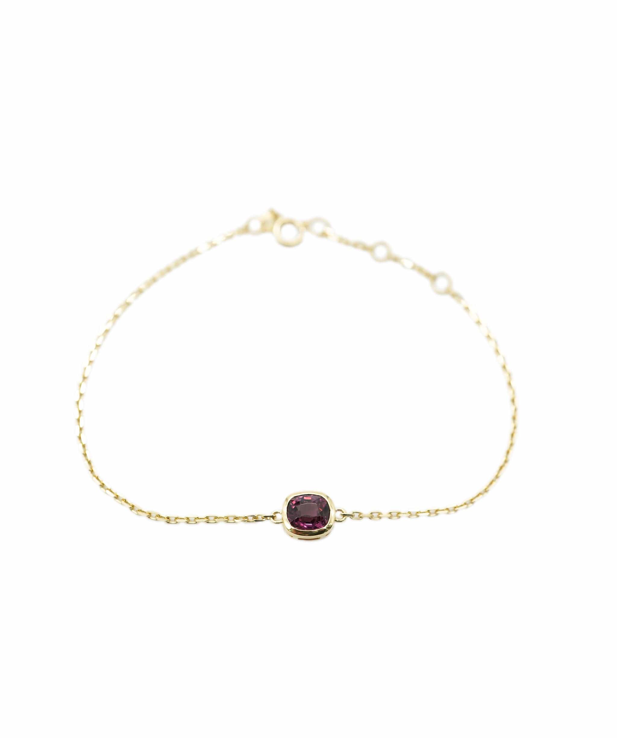 Luxury Promise DEEP PURPLE SPINEL FLOATING BRACELET 33634 - AJC0743