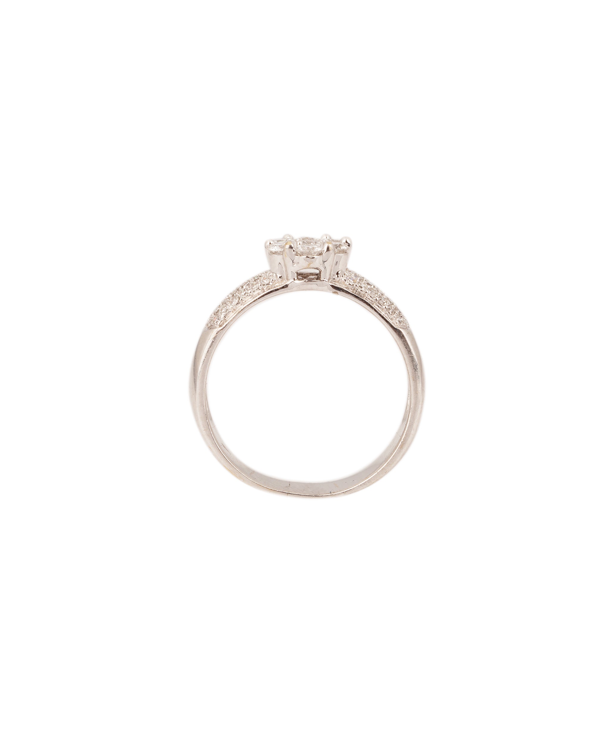 Luxury Promise Diamond Cluster Ring WA25429