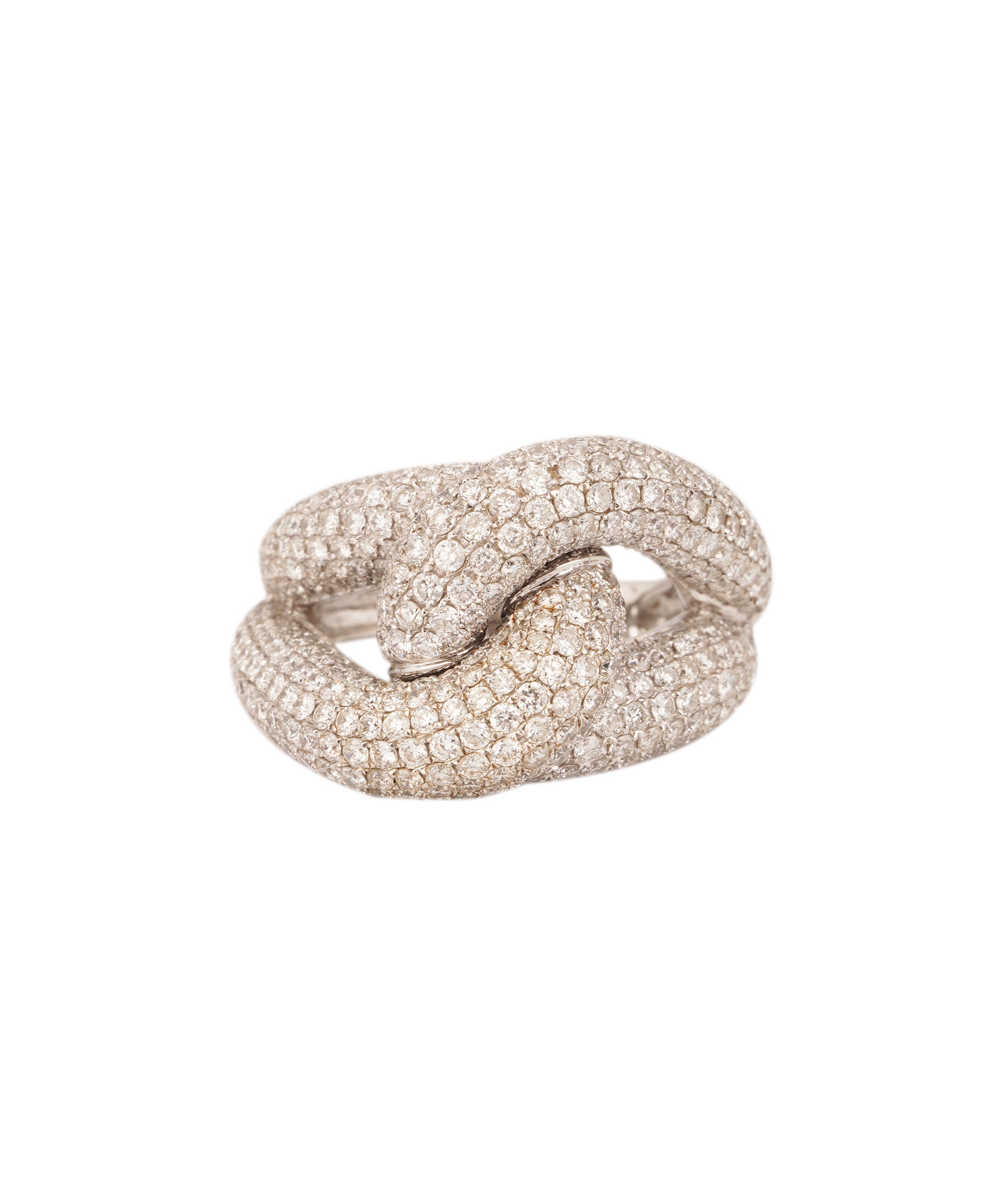 Luxury Promise Diamond Knot Ring WA90675