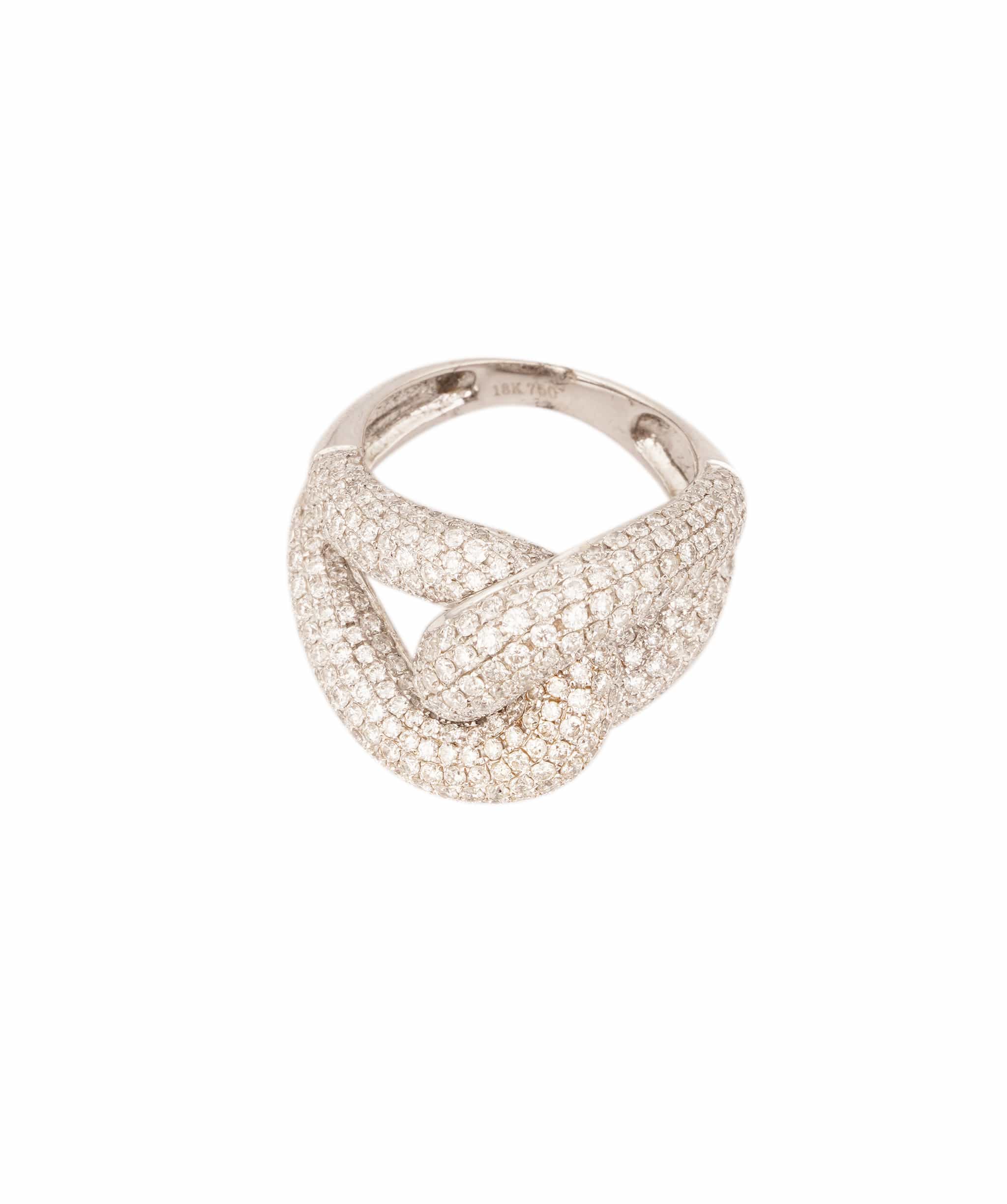 Luxury Promise Diamond Knot Ring WA90675