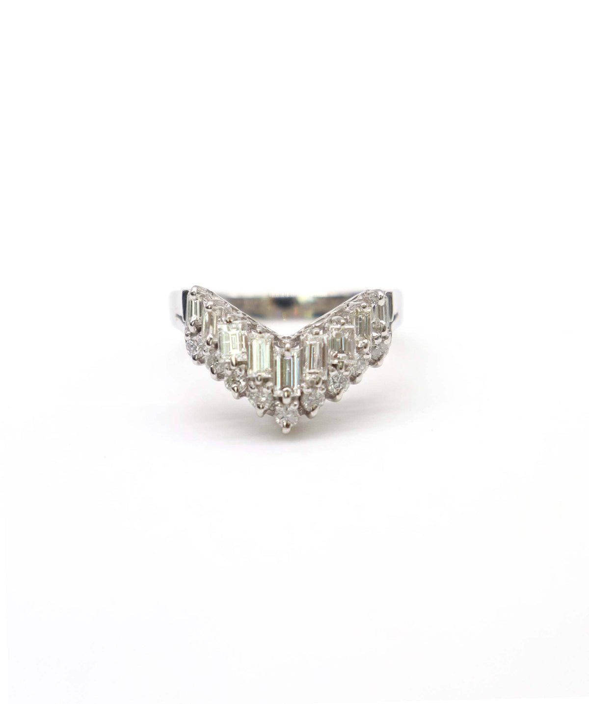 Luxury Promise Diamond Ring 1.0 in Pt900 DXBS6735