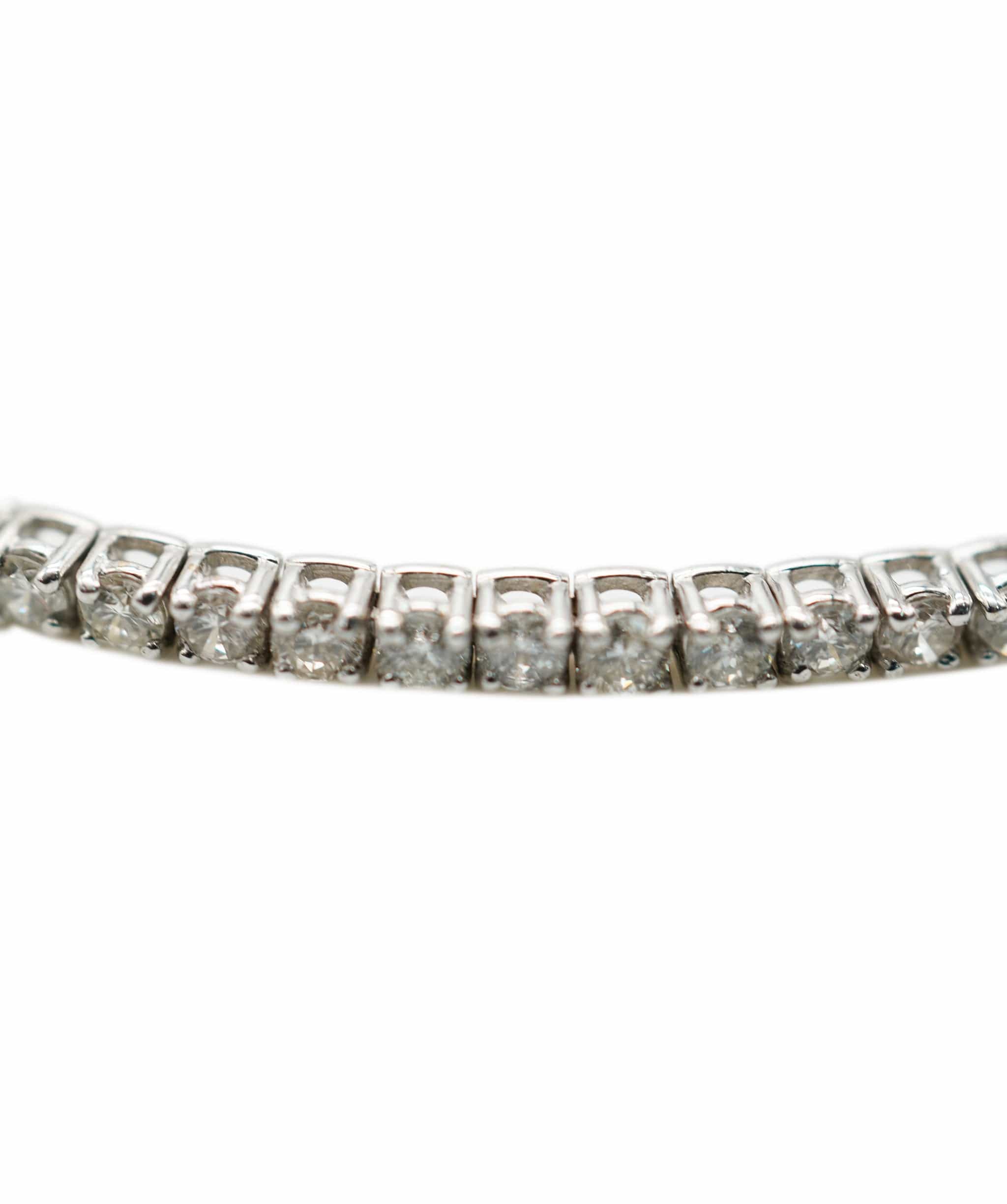 Luxury Promise Diamond tennis bracelet 3.28 carats total, white gold   AHC1822