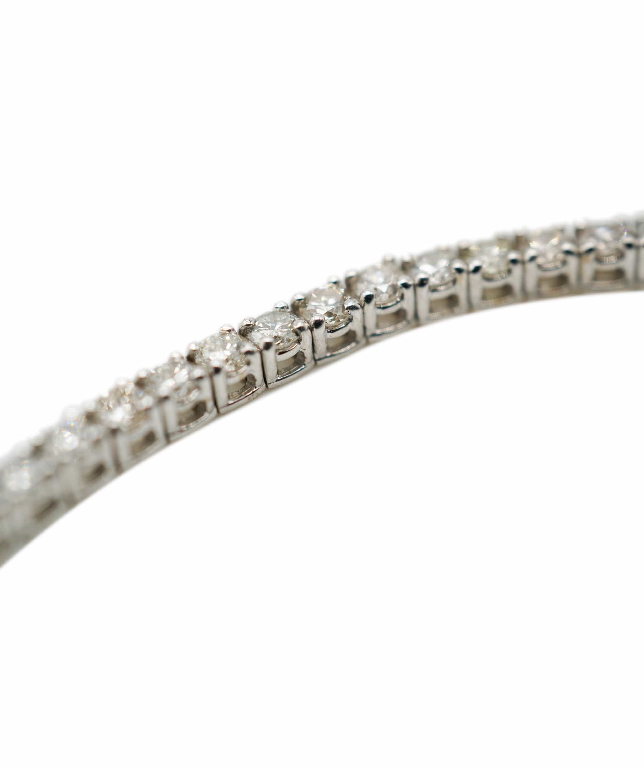 Luxury Promise Diamond tennis bracelet 3.28 carats total, white gold   AHC1822