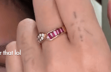 Luxury Promise Diamond Wave Ring in 18K / R / D 2357 JJC0817