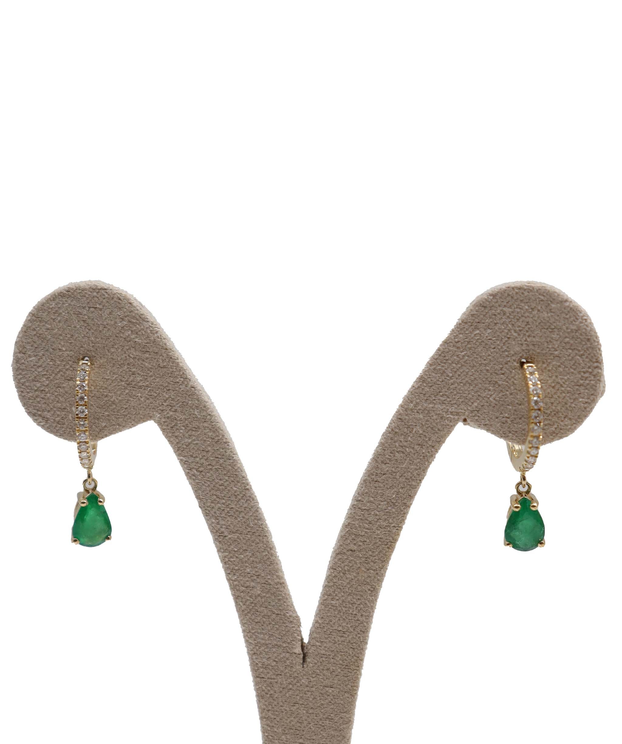 Luxury Promise Earrings Josephine On Diamonds Precious Stone Ruby Emerald Sapphire ASC6881