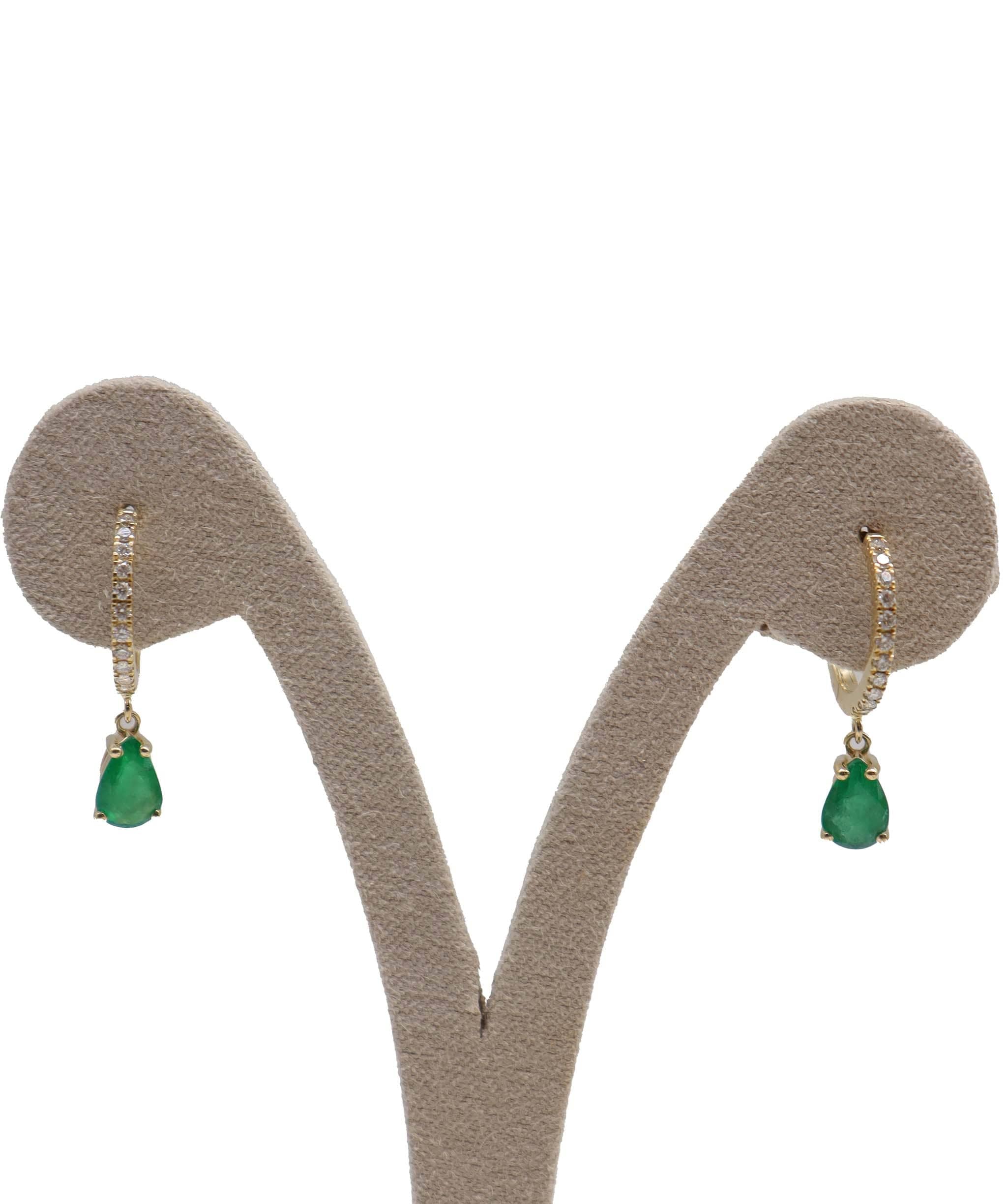 Luxury Promise Earrings Josephine On Diamonds Precious Stone Ruby Emerald Sapphire ASC6881