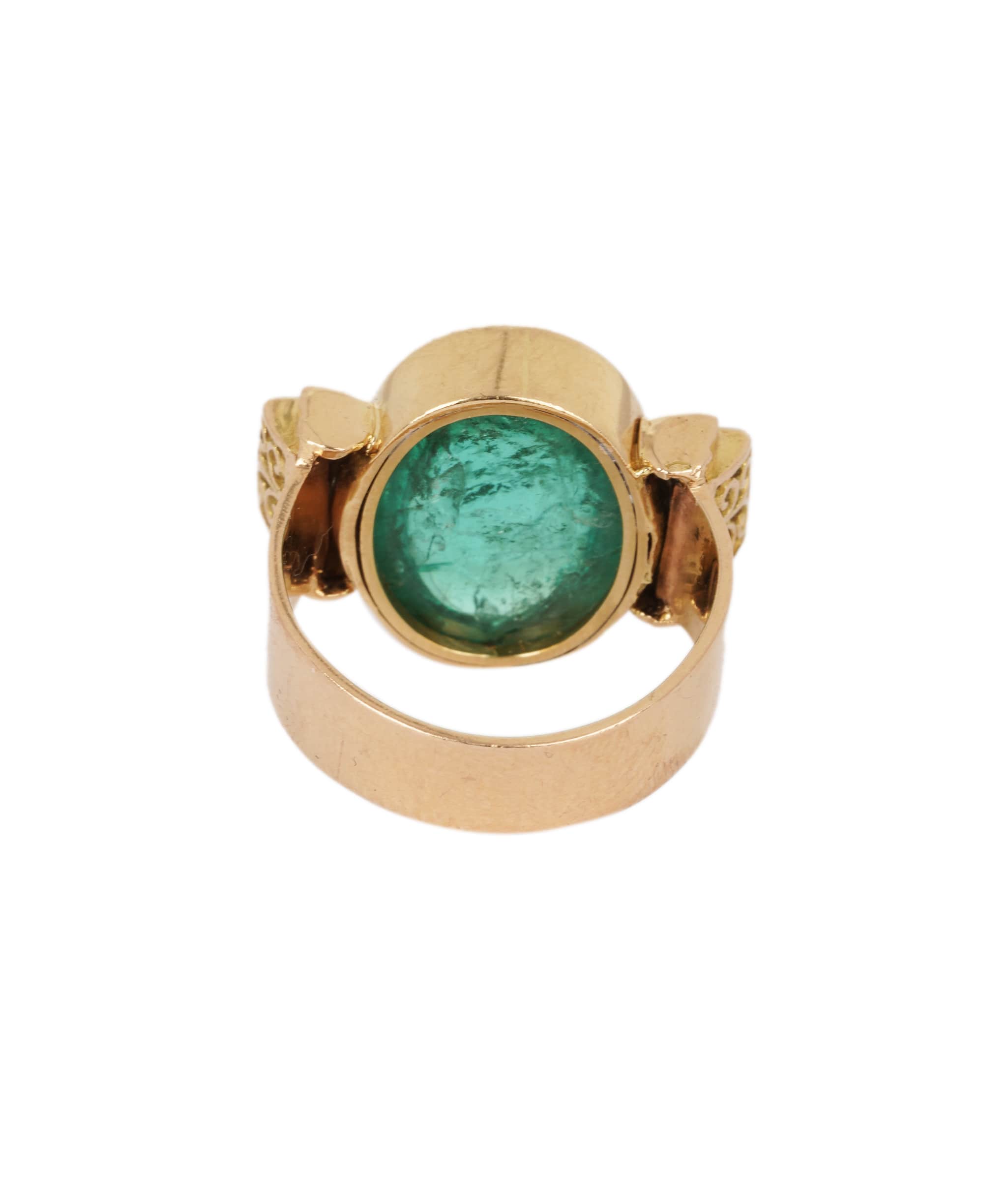 Luxury Promise Emerald & Diamond Retro Ring WA24582