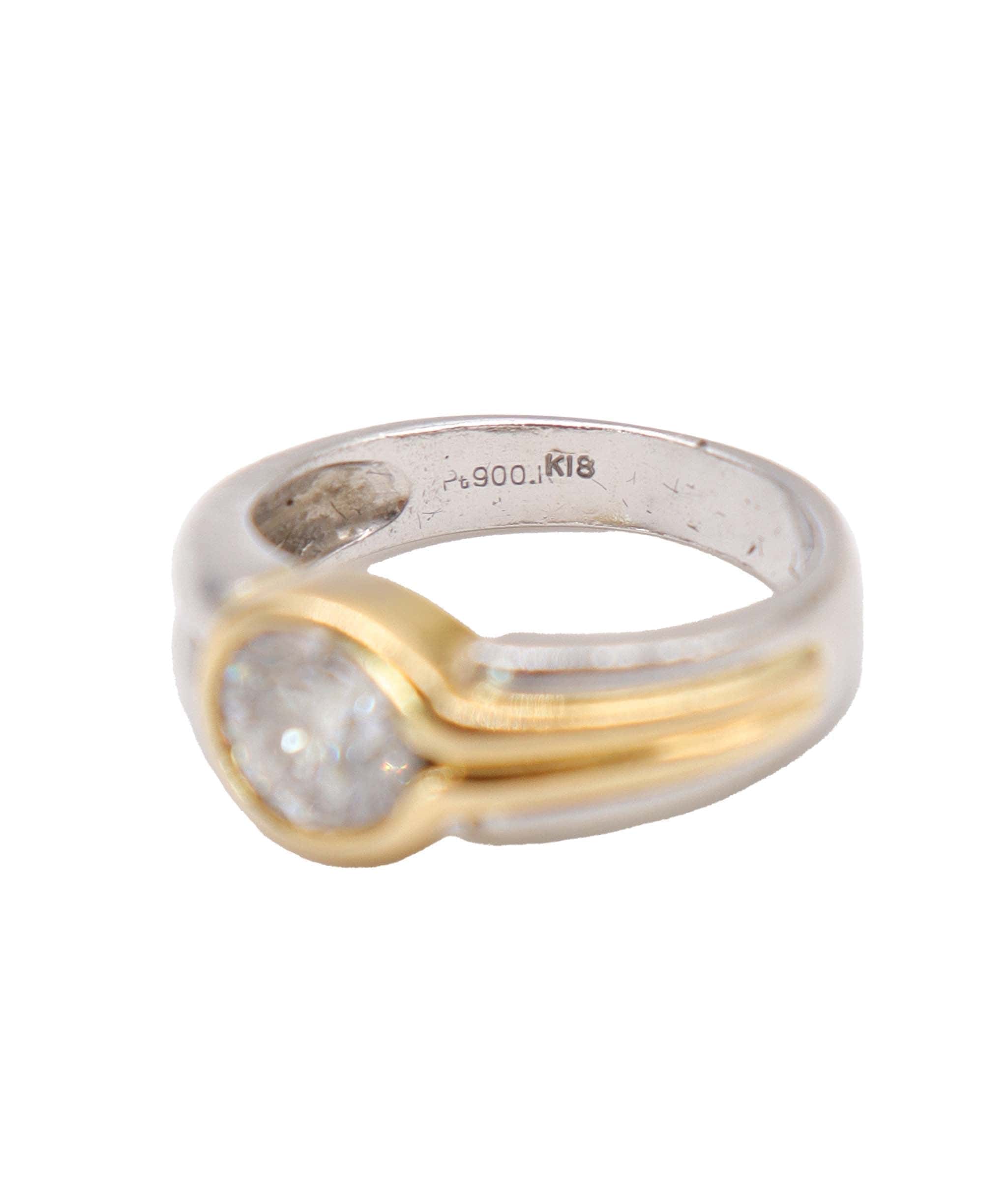 Luxury Promise EU 50 Diamond ring Gold and Silver DXBS4549