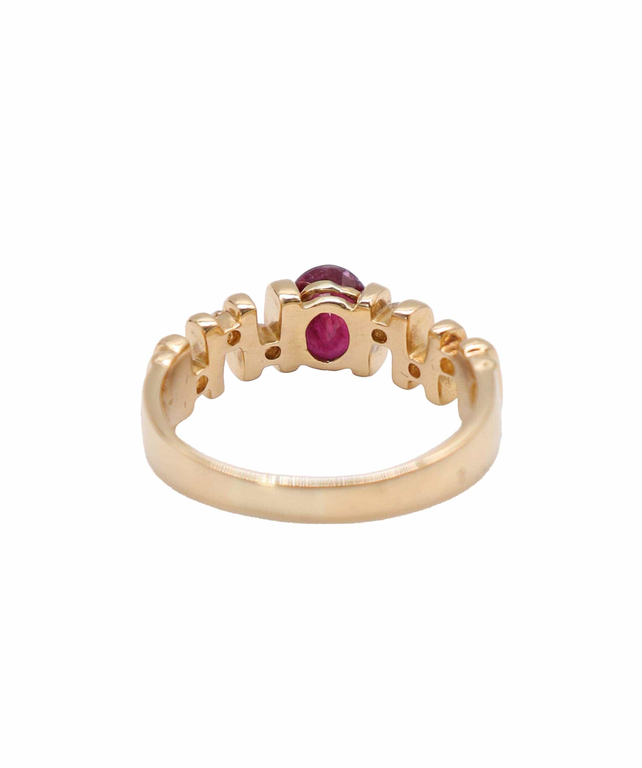 Luxury Promise EU 56/Ruby/ Diamonnd eternity band ring DXBS4556