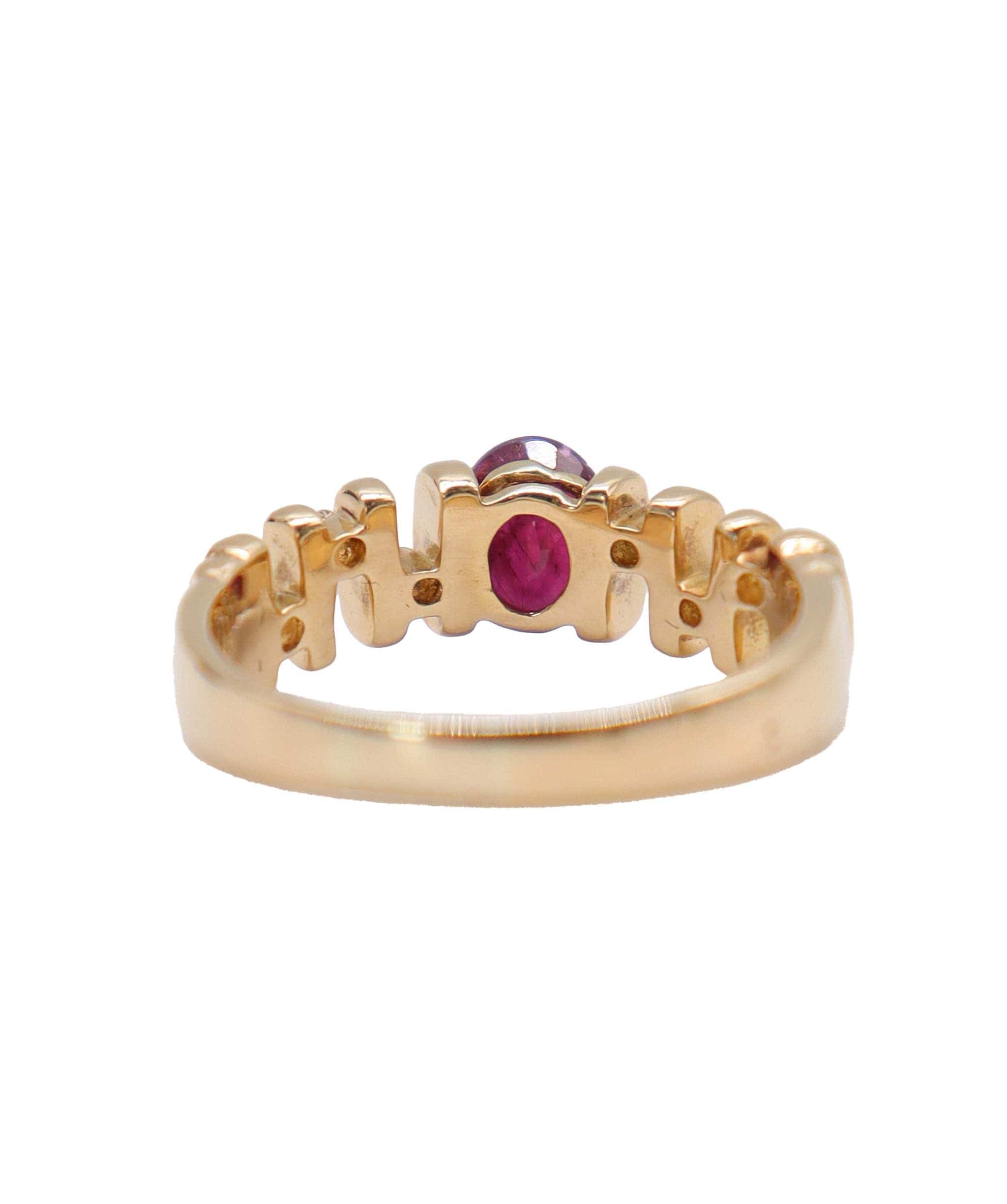 Luxury Promise EU 56/Ruby/ Diamonnd eternity band ring DXBS4556