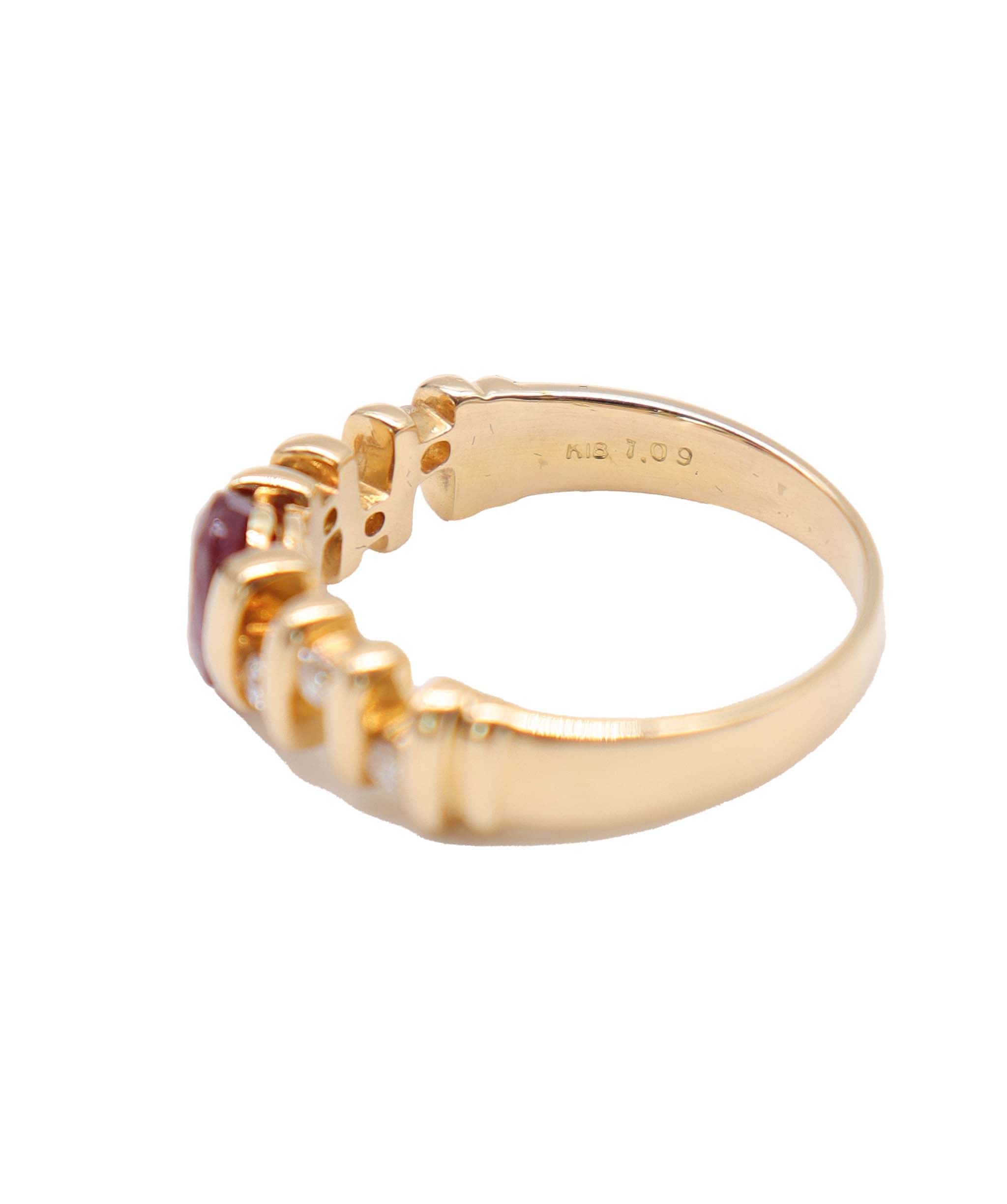 Luxury Promise EU 56/Ruby/ Diamonnd eternity band ring DXBS4556