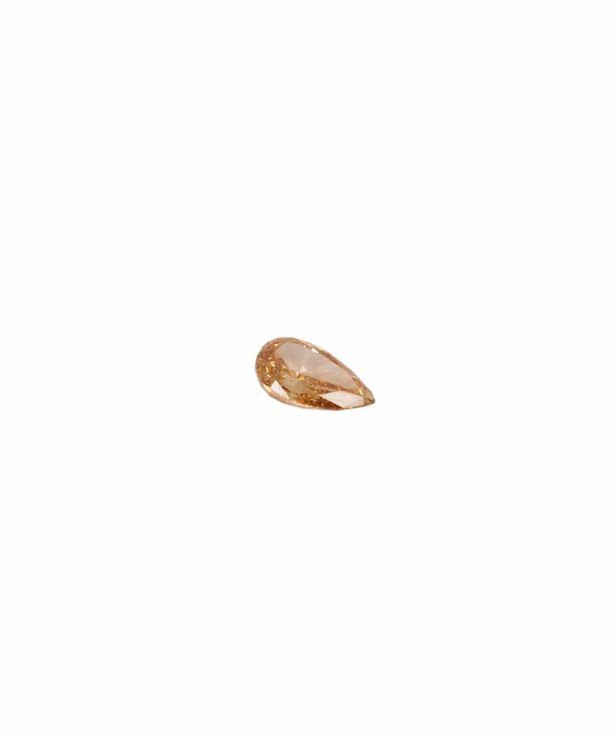 Luxury Promise Fancy Yellow 0.34crt Pear Diamond ANC1383
