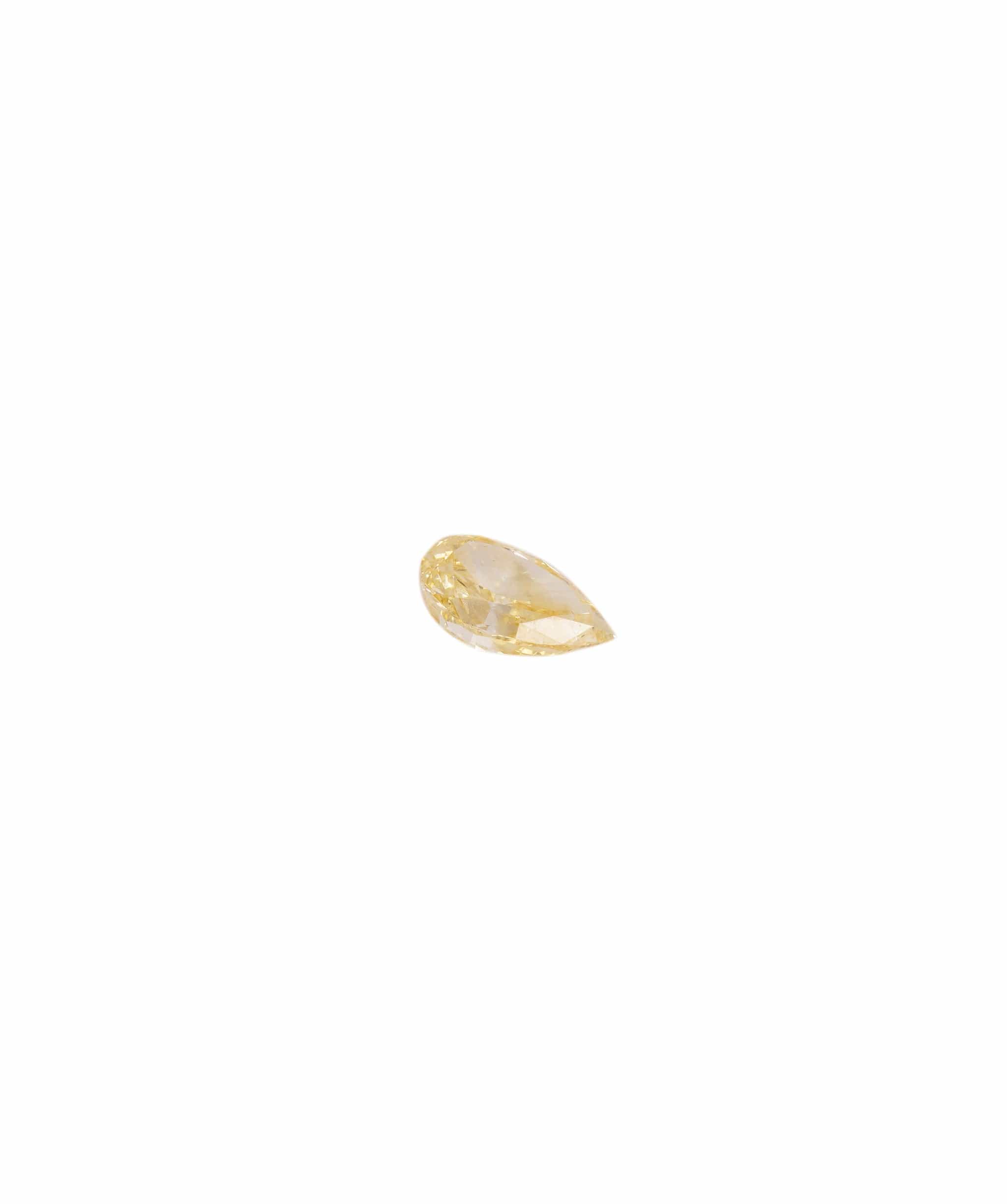 Luxury Promise Fancy Yellow 0.43crt Pear Diamond ANC1347