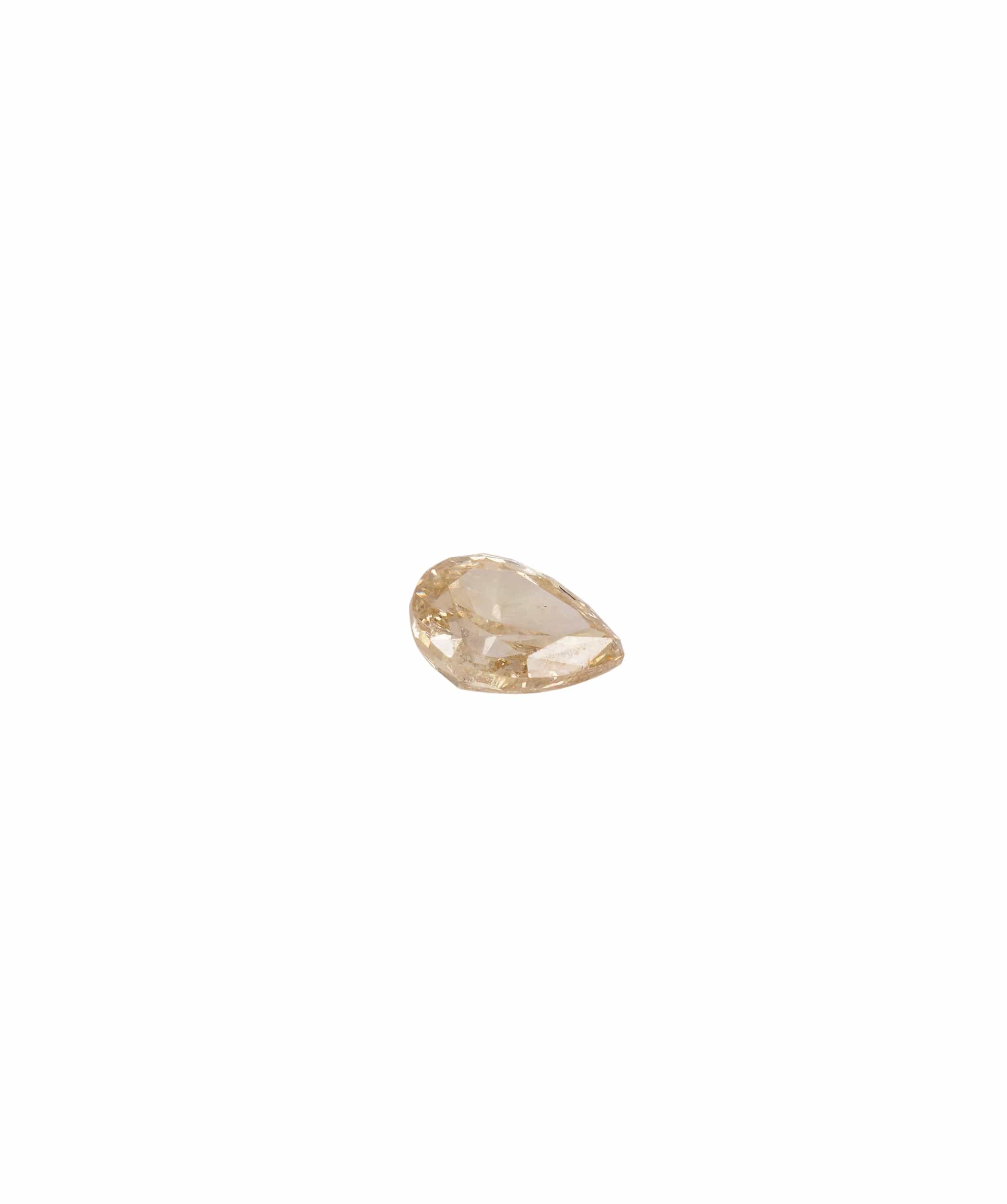 Luxury Promise Fancy Yellow 0.45crt Pear Diamond ANC1371