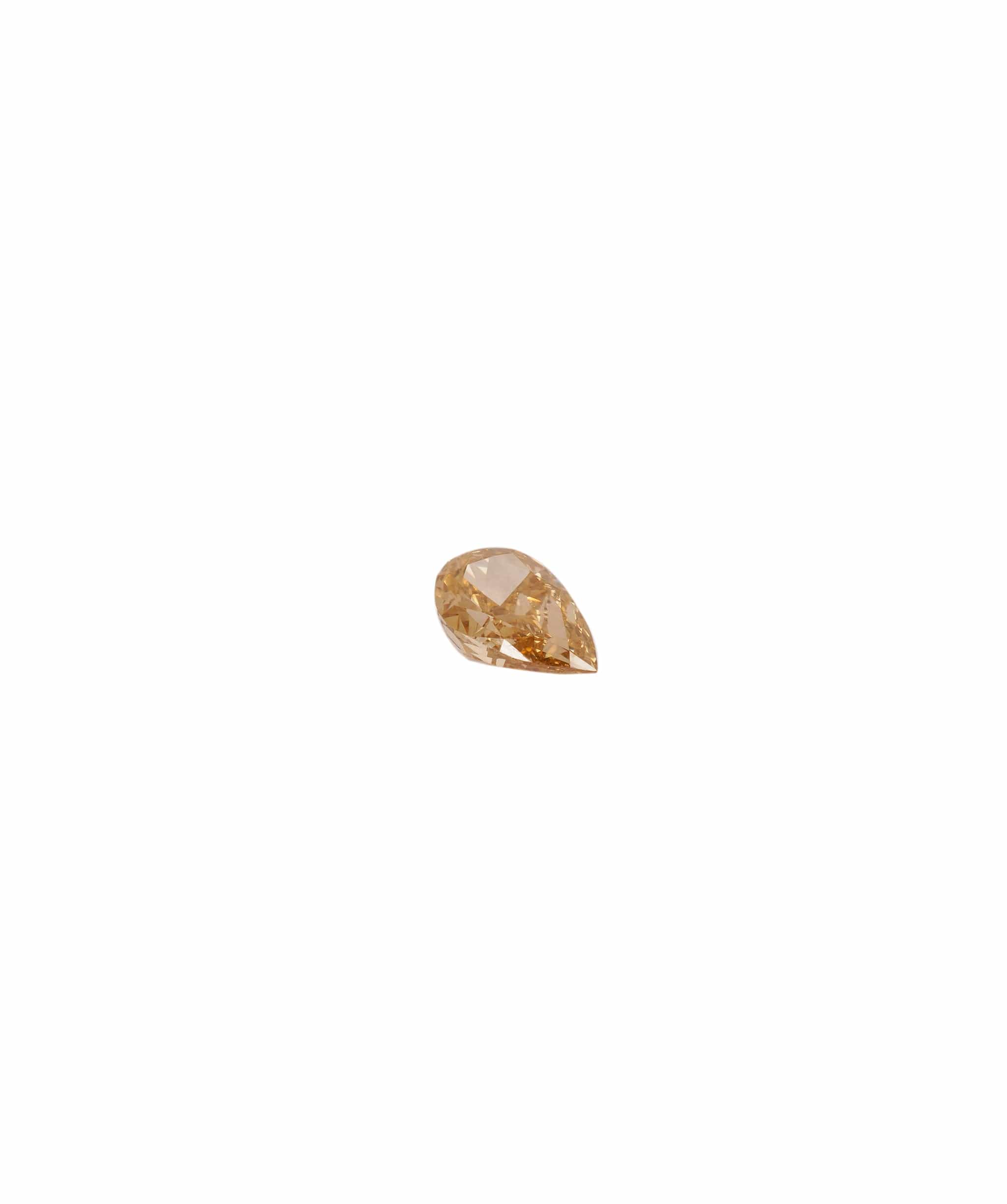 Luxury Promise Fancy Yellow 0.4crt Pear Diamond ANC1355