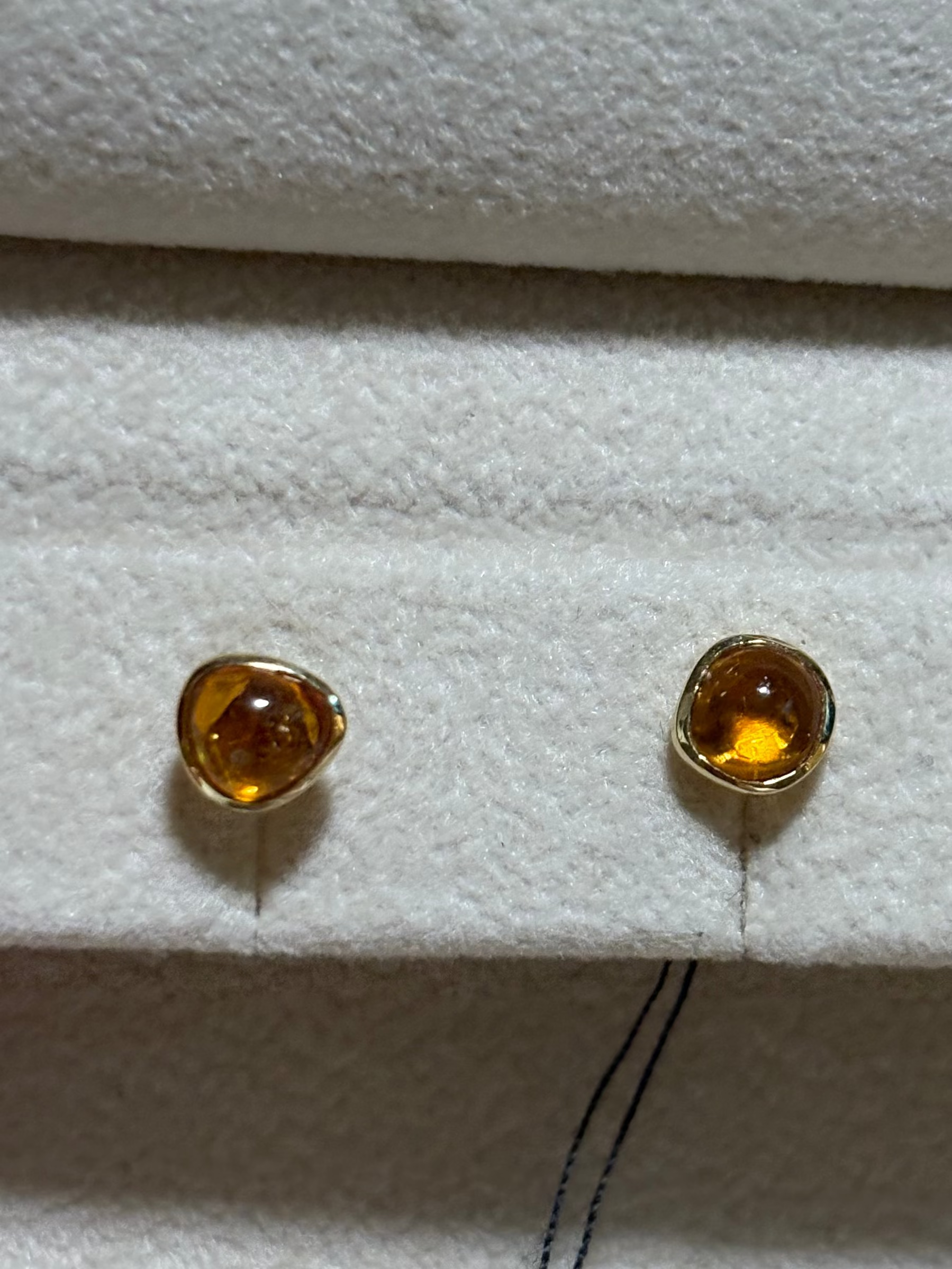 Luxury Promise Fanta Garnet 18K earrings EM2504 DXBCS2694
