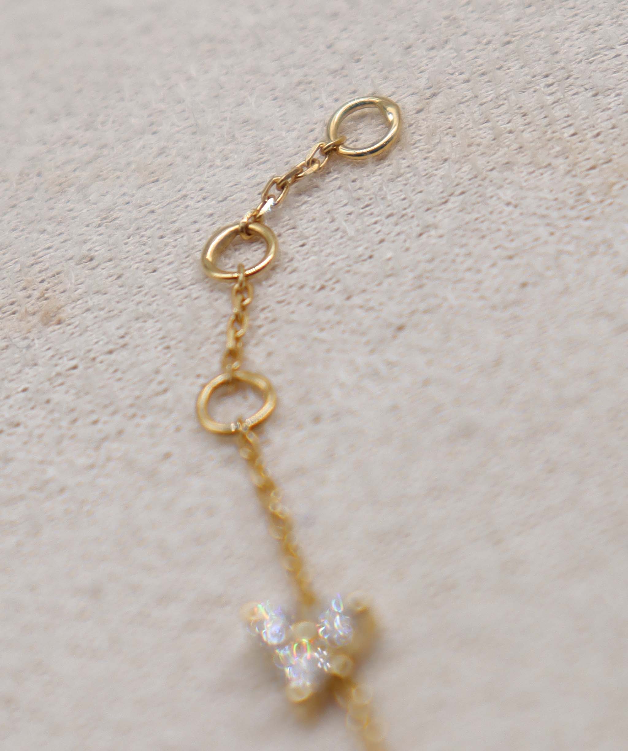 Luxury Promise Floral Chain Bracelet Constelation Britney 18k Gold ASC6880