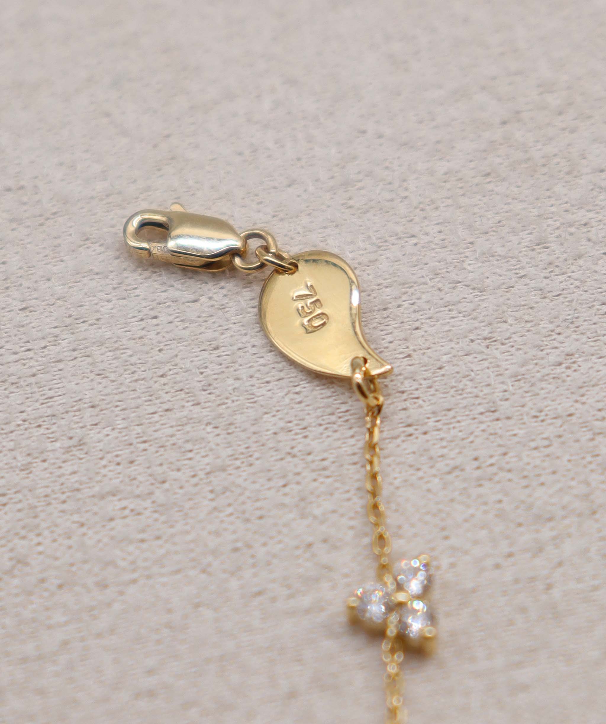 Luxury Promise Floral Chain Bracelet Constelation Britney 18k Gold ASC6880