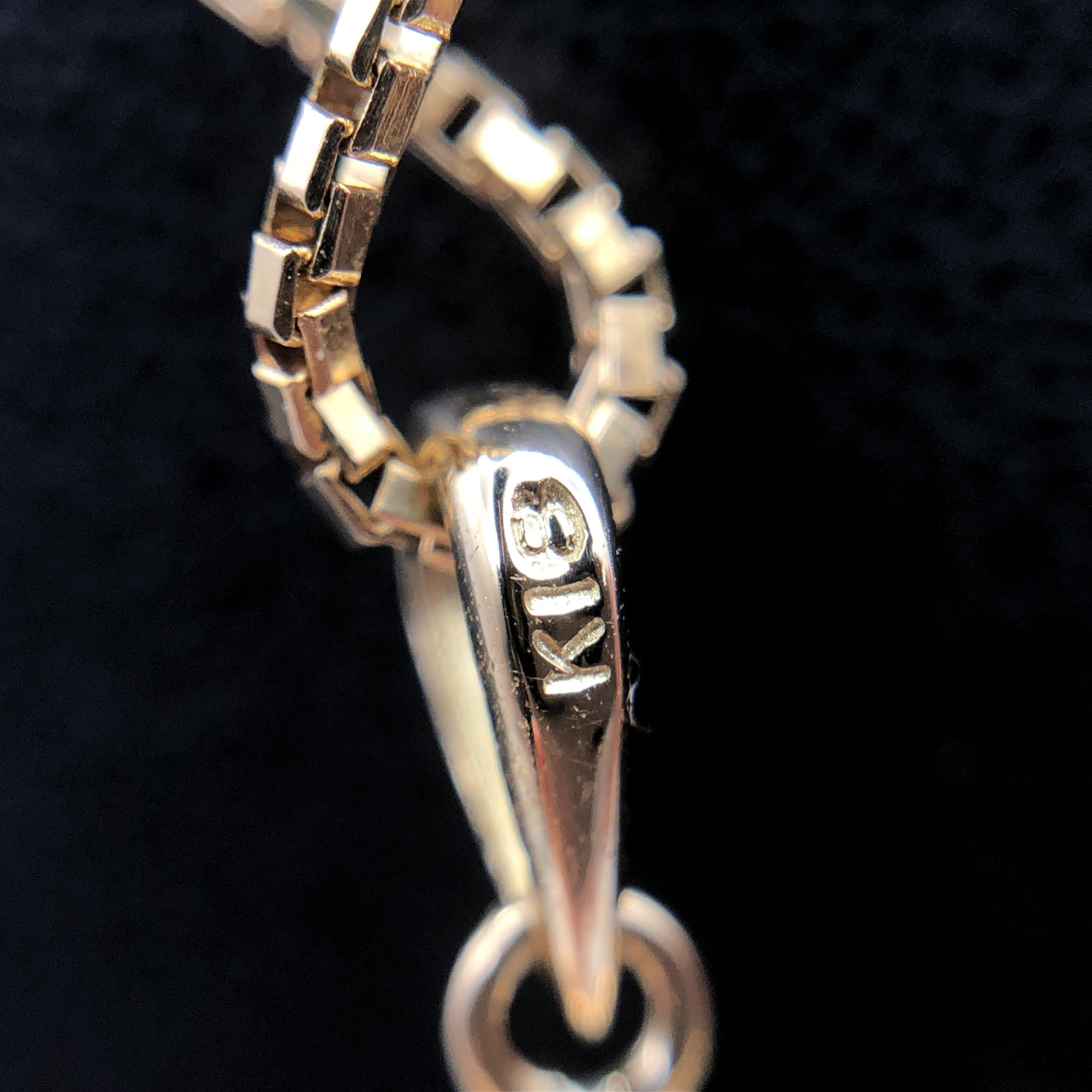 Luxury Promise Flower Motif Diamond Necklace, D(1.00ct), K18YG, 4.5g, 16inch ALC3352