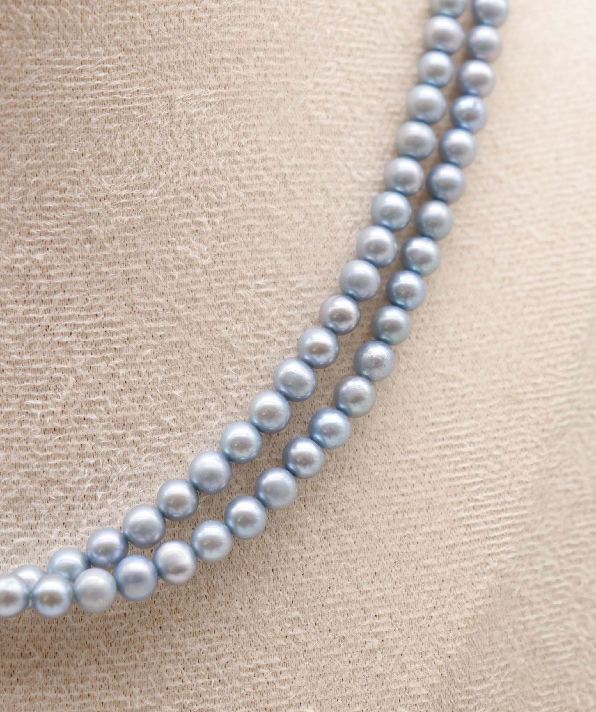 Luxury Promise Freshwater Blue Pearls DXBCS3361