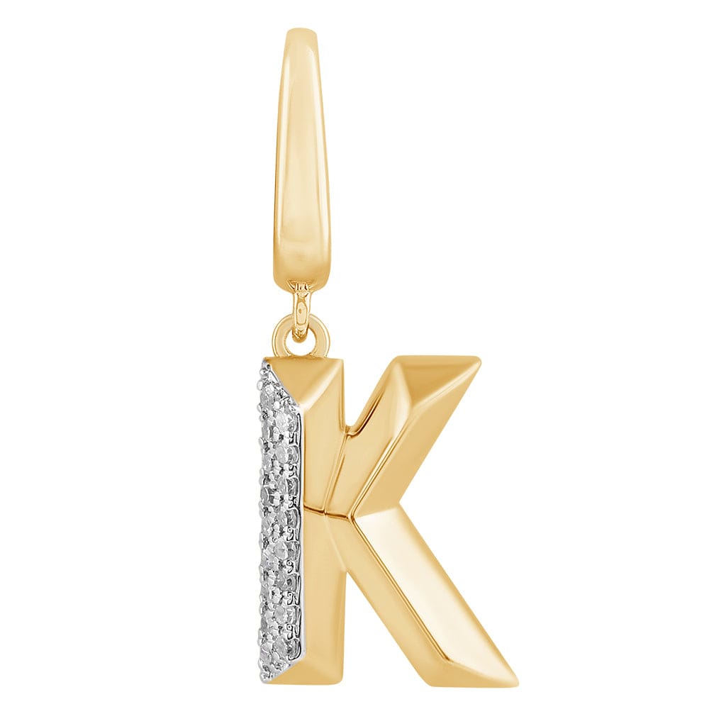 Luxury Promise Gold Alphabet charm RDCH006-K RDCH006-K