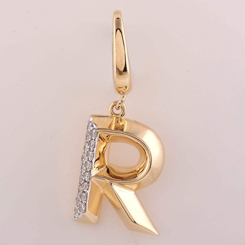 Luxury Promise Gold Alphabet charm RDCH006-R RDCH006-R