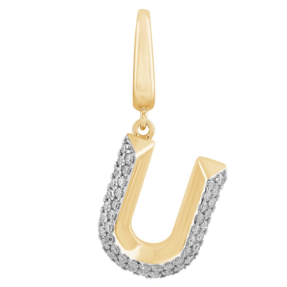 Luxury Promise Gold Alphabet charm RDCH006-U RDCH006-U