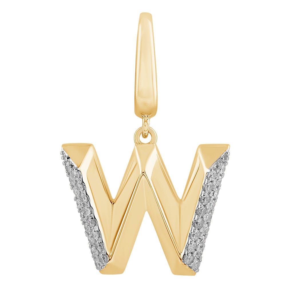 Luxury Promise Gold Alphabet charm RDCH006-W RDCH006-W