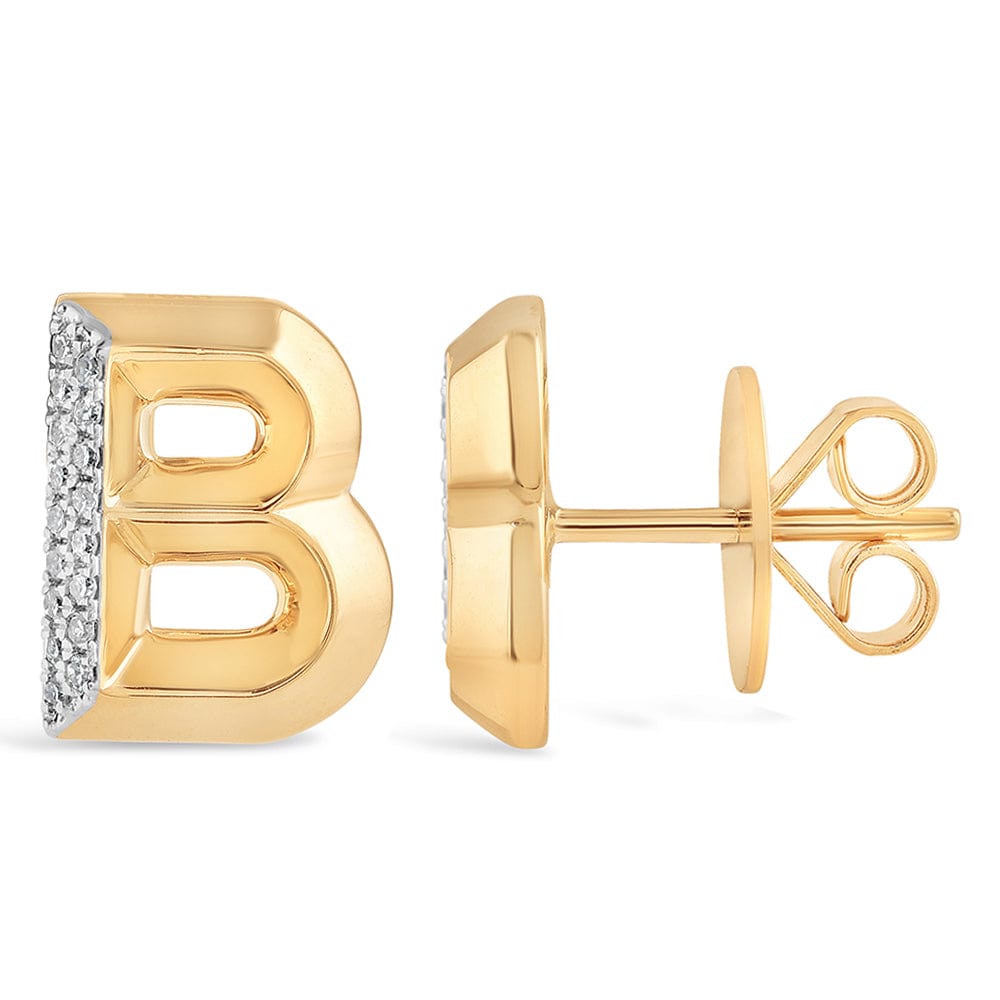 Luxury Promise Gold alphabet stud RDE00047-B RDE00047-B