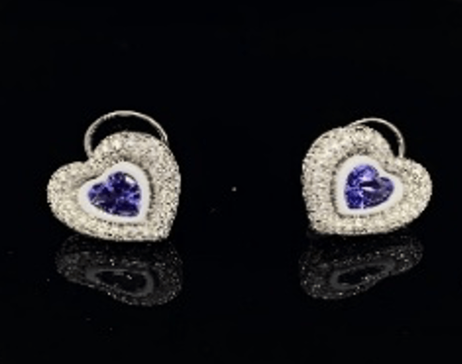 Luxury Promise Gold and Diamond Earring 7.07g (Gold: 6.328g, Dia: 2.17ct) ER-K69K