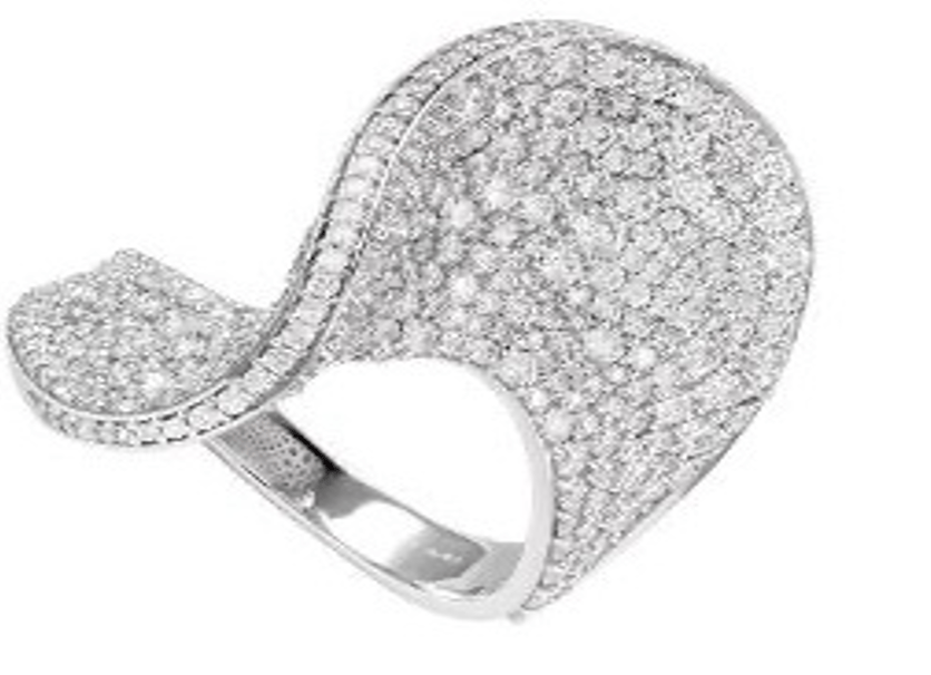 Luxury Promise Gold and Diamond RingSize: EU-53 8.86g (Gold: 8.354g, Dia: 2.53ct) R-Z87G