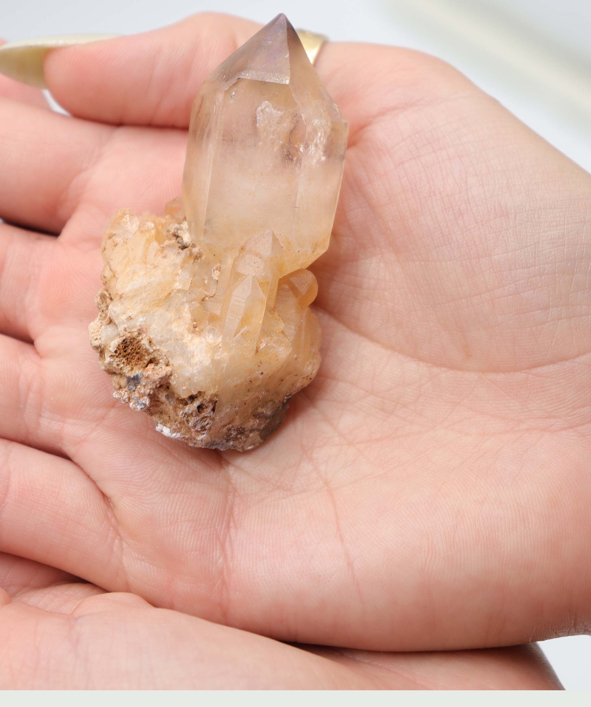 Luxury Promise Guardian Smoky Quartz Crystal from Namibia RDC0184