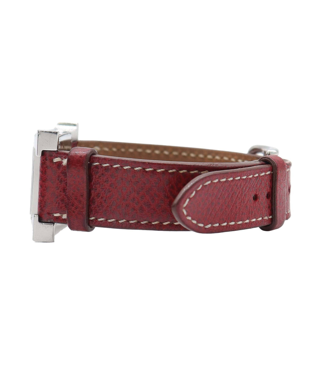 Luxury Promise HERMES H-Watch HH1 210 Women's Watch Silver Red Quartz Watch H Watch Hermes DXBS6585