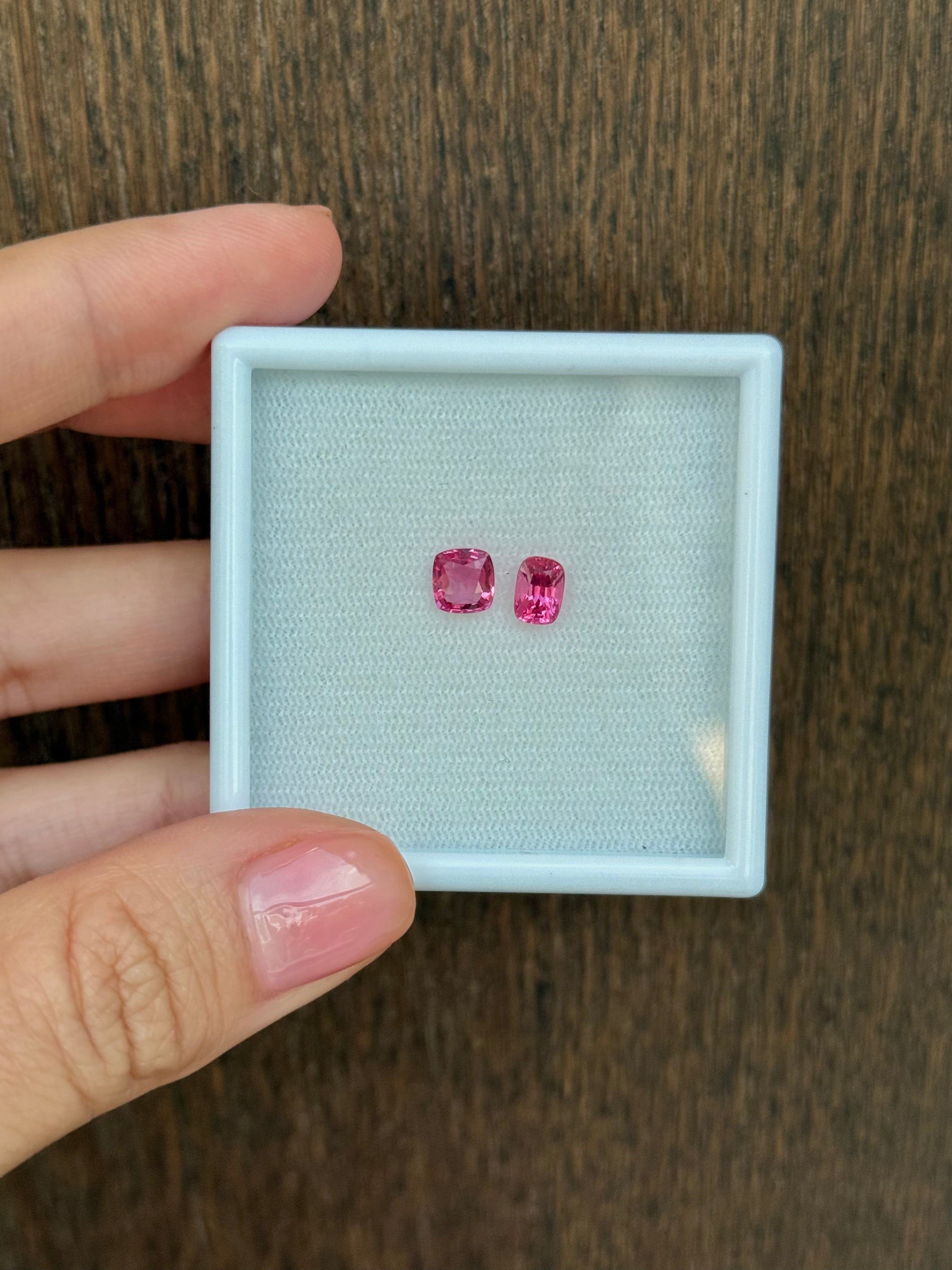 Luxury Promise Hot pink mahenge spinel 1.55 RTC0217