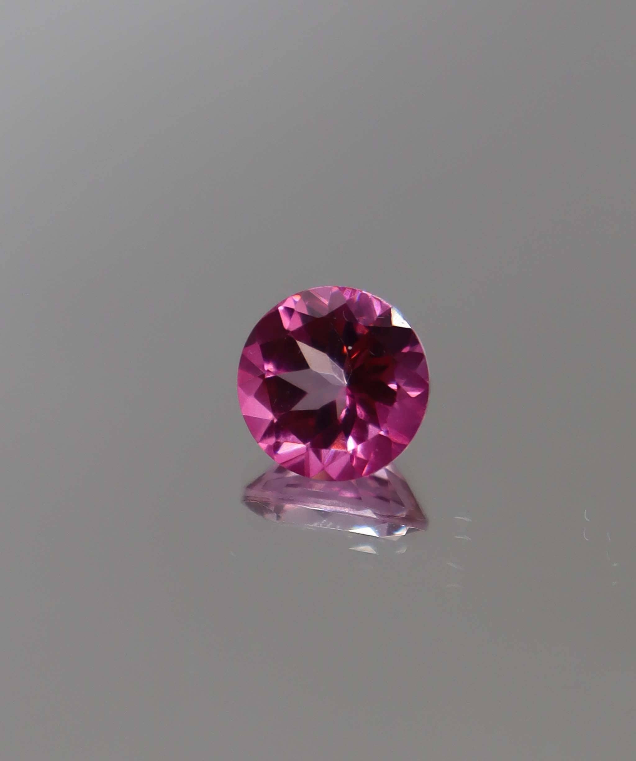 Luxury Promise Hot Pink Topaz Round DXBCD1226