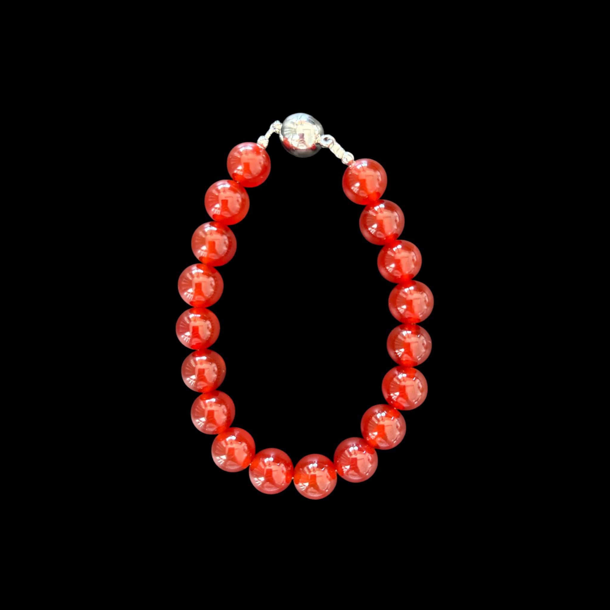 Luxury Promise Interchangeable: Carnelian + Silver Magnetic Lock DXBCS5349