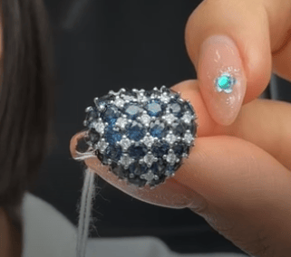 Luxury Promise K18 Sapphire Ring J0417N5FPE