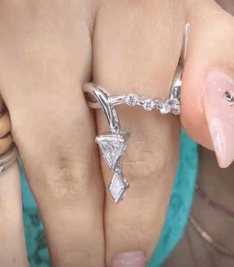Luxury Promise K18WG Diamond Ring J0324UBS8Z