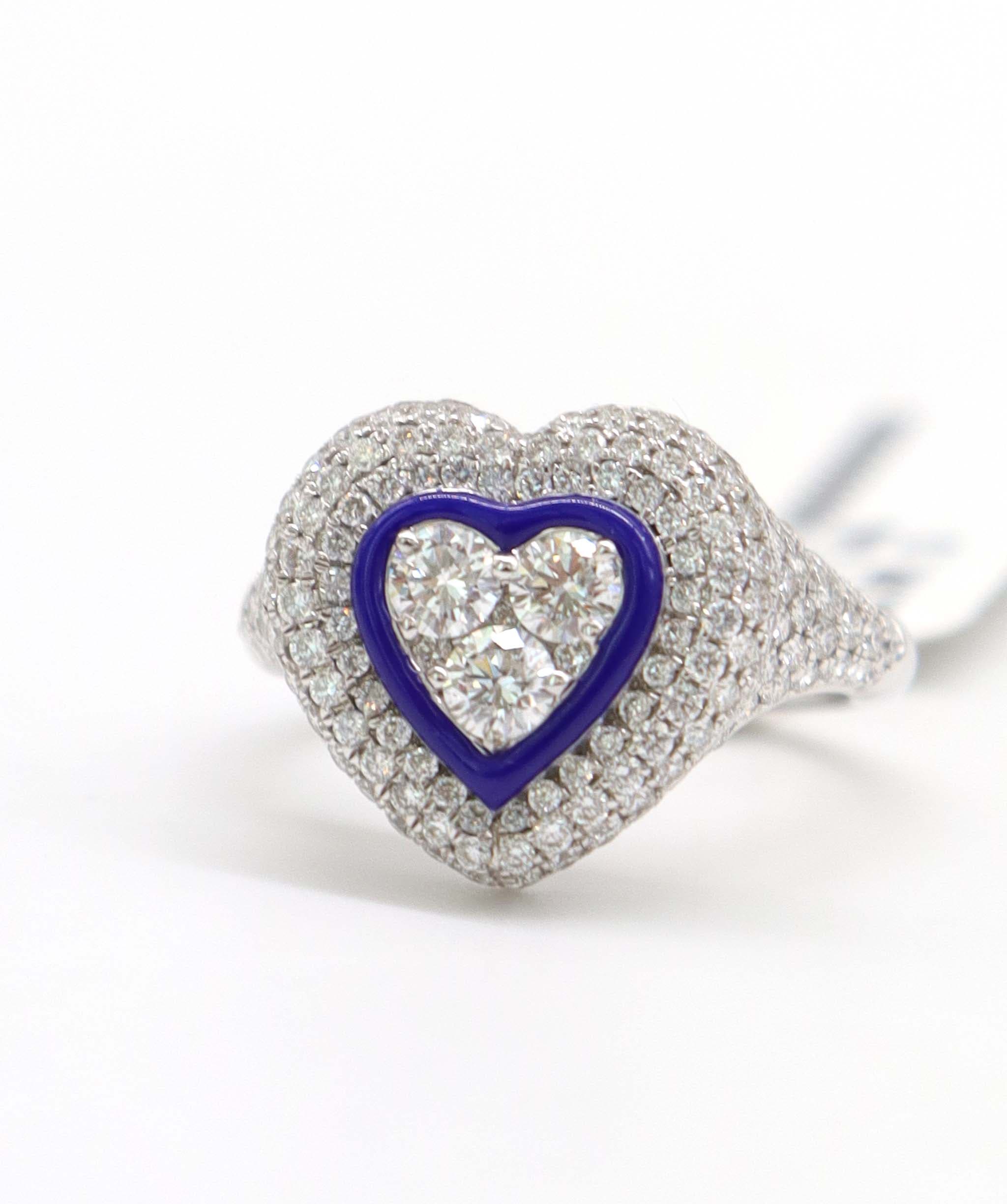 Luxury Promise KAMYEN 1.4CT LOVE POP PINKY Ring R-AC51G