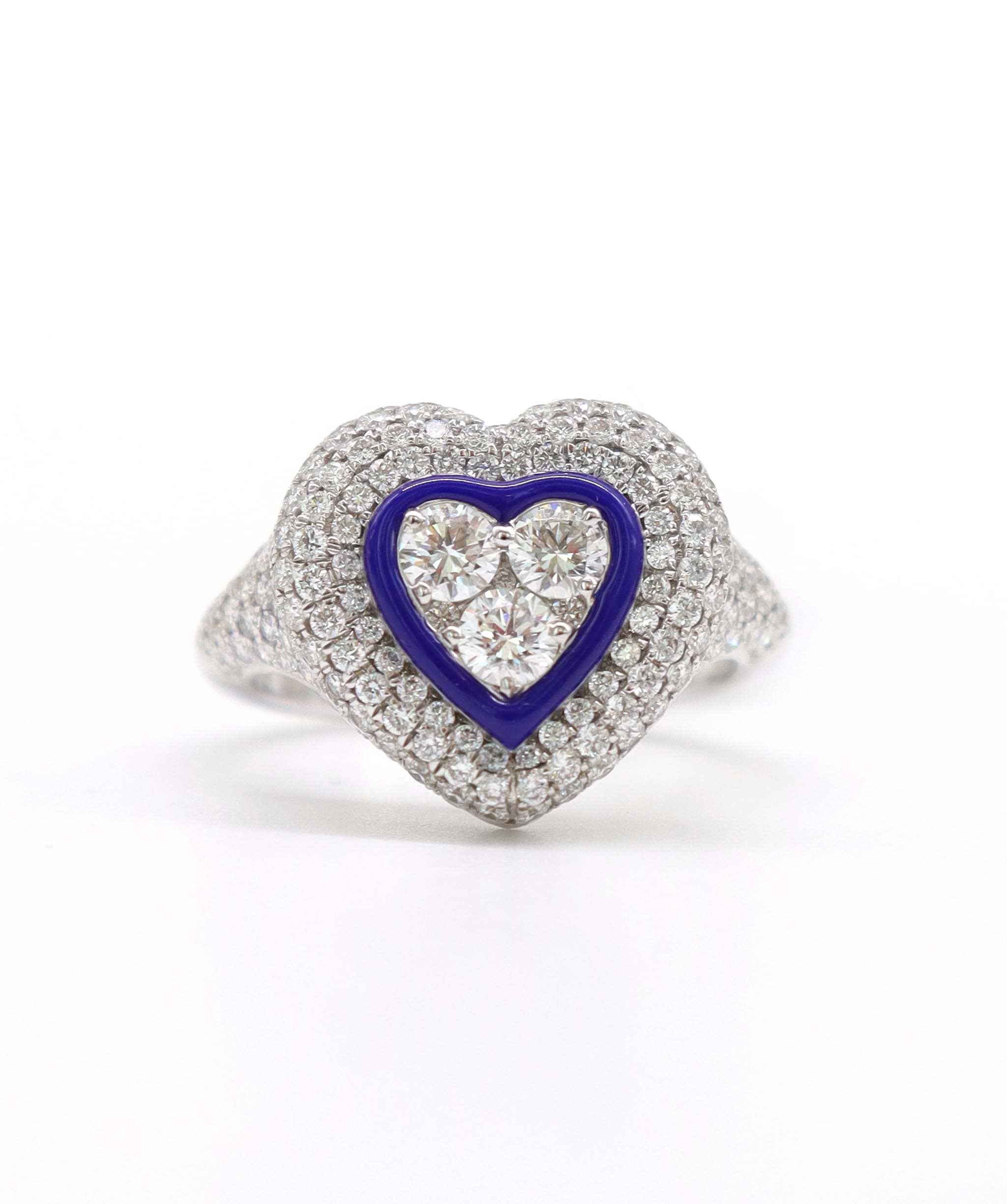 Luxury Promise KAMYEN 1.4CT LOVE POP PINKY Ring R-AC51G