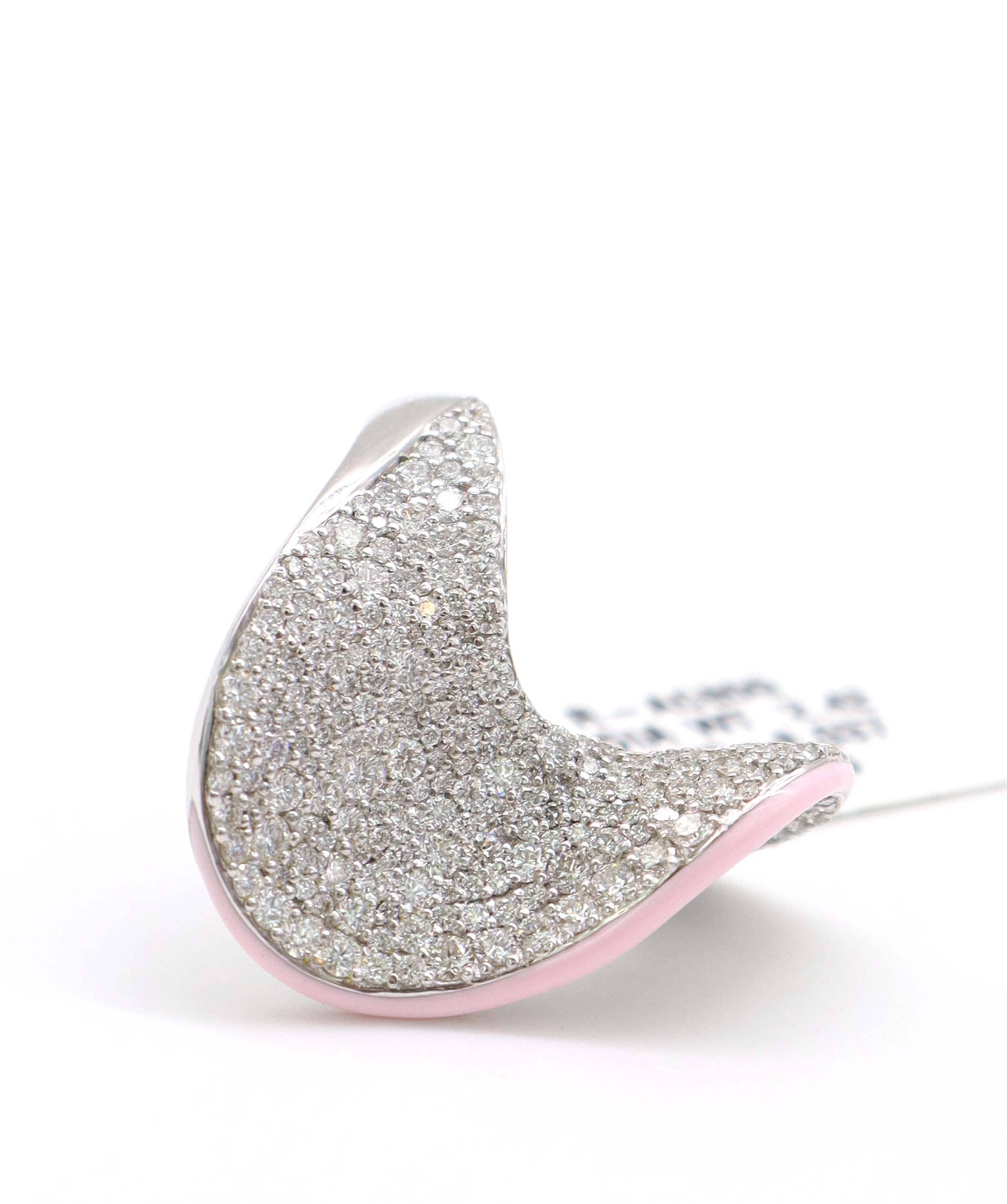 Luxury Promise KAMYEN 2.42CT DIAMOND ENAMEL WAVE RING Ring R-AC80G