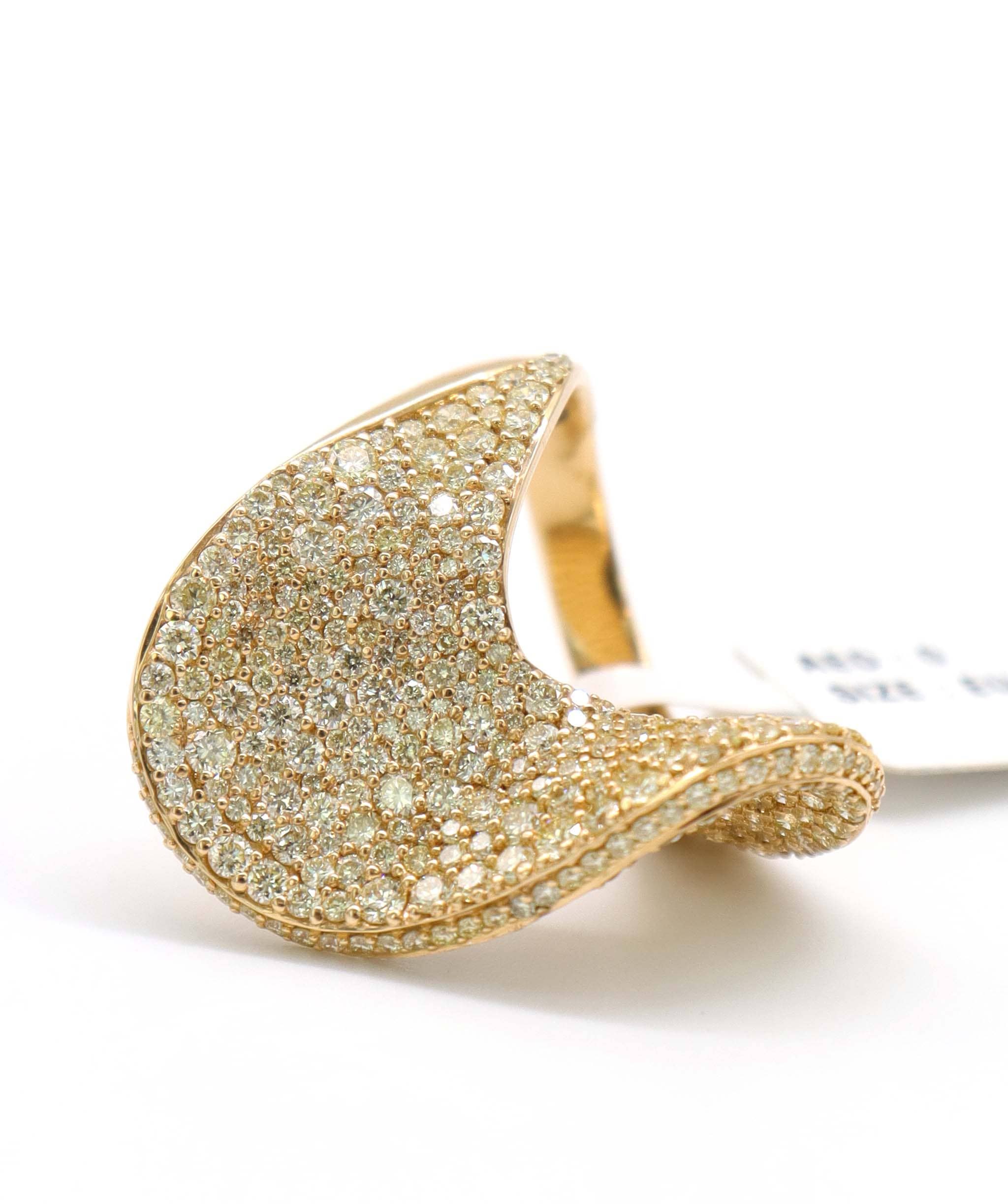 Luxury Promise KAMYEN 2.64CT YELLOW ROUND DIAMOND RING Ring R-AA40G