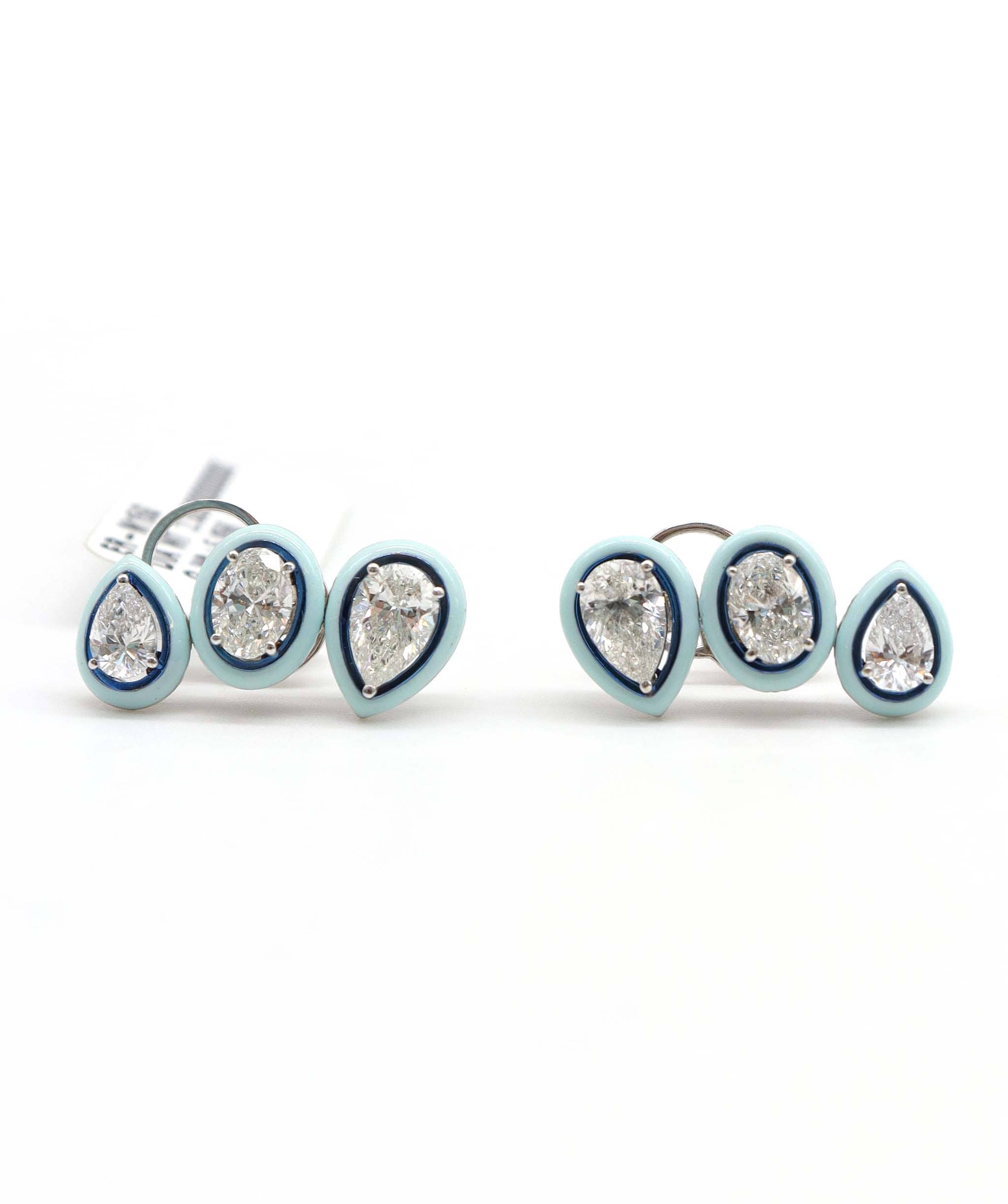 Luxury Promise KAMYEN 2.82CT SATURN EARRINGS Earring ER-M15G