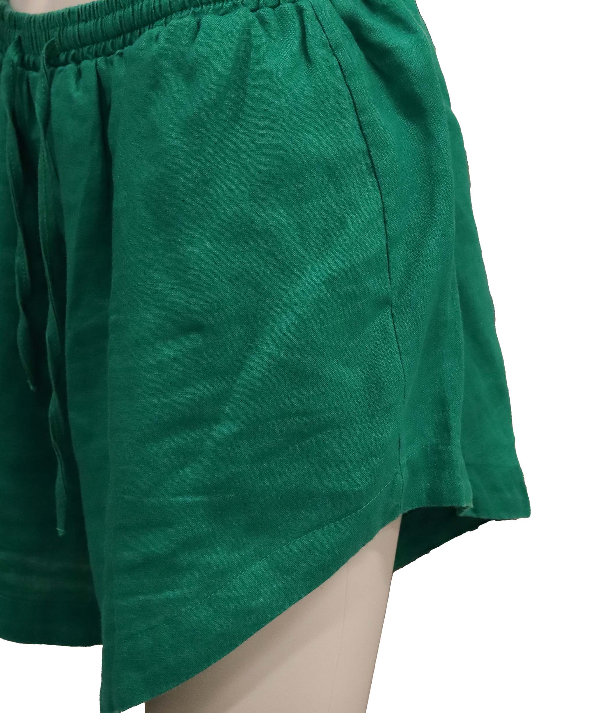 Luxury Promise L'UST LABEL Refined Emerald Green Shirt & Shorts Medium size DXBCS0731