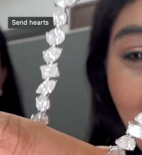 Luxury Promise Mixed Fancy Cut Diamond Tennis Necklace in K18WG / D32.35 J740 JJC1055