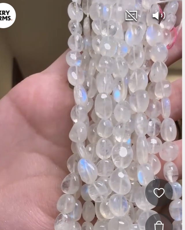 Luxury Promise Moonstone Beads Smooth DXBCS4497
